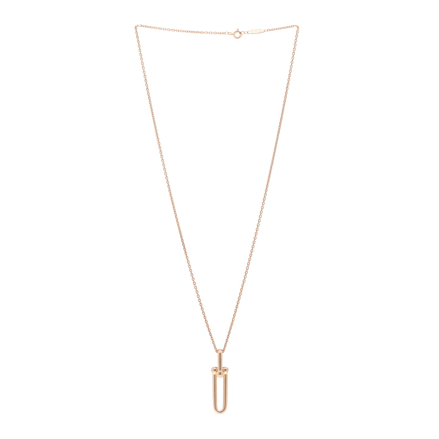 18K Rose Gold HardWear Link Pendant Necklace