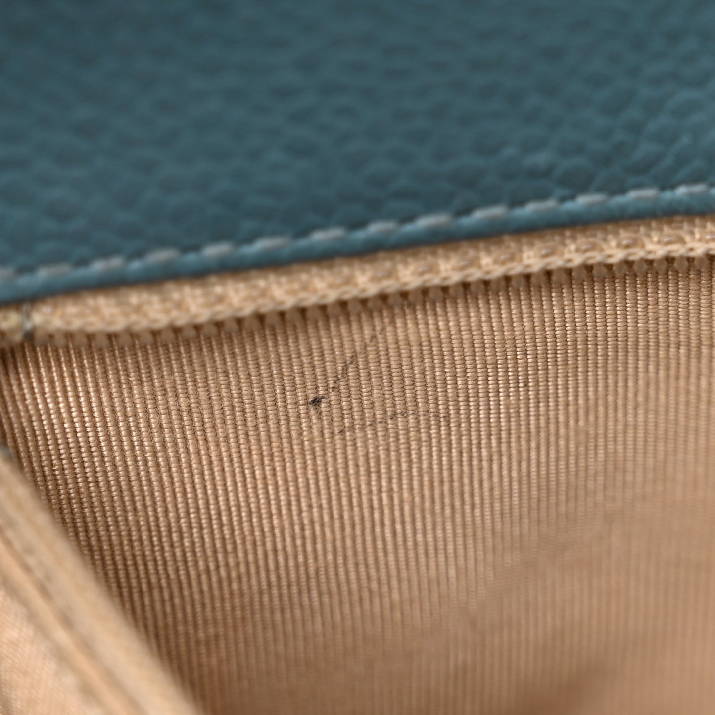 Caviar Quilted Petit Shopping Tote PST Blue