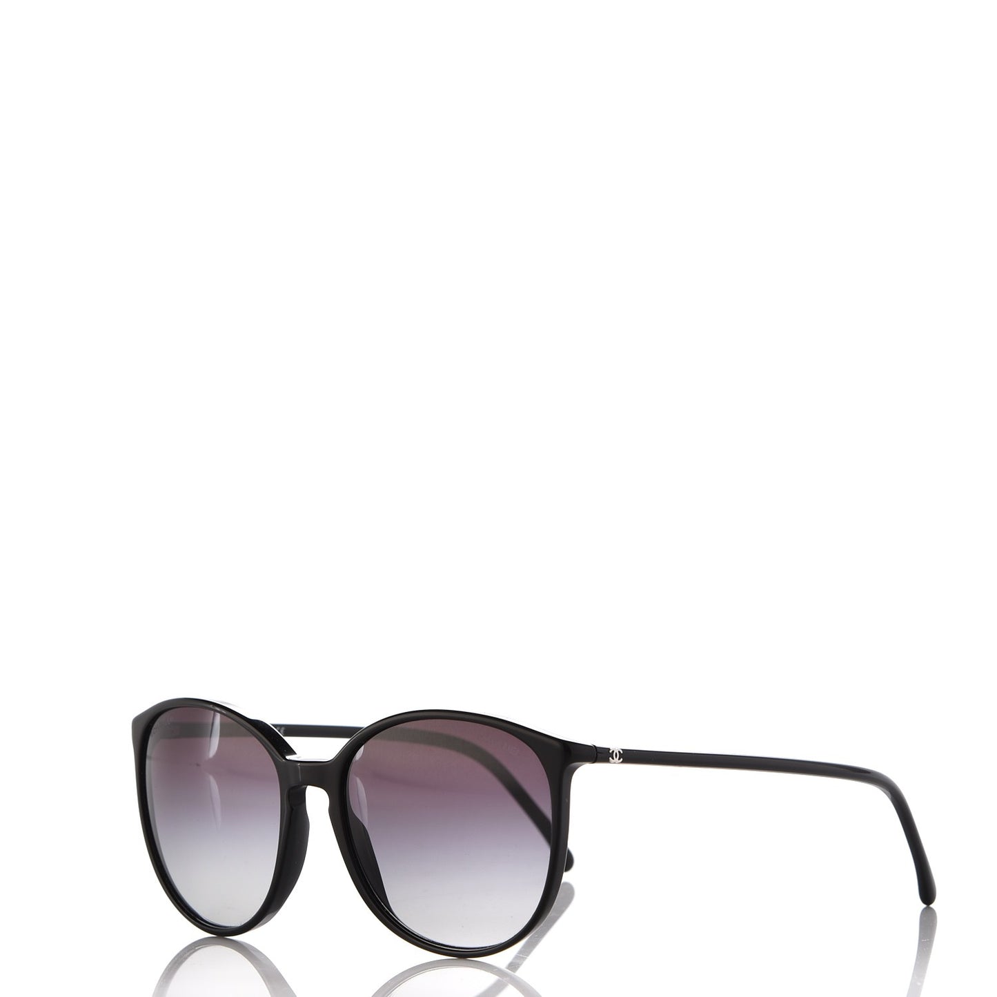 Acetate Round Sunglasses 5278 Black