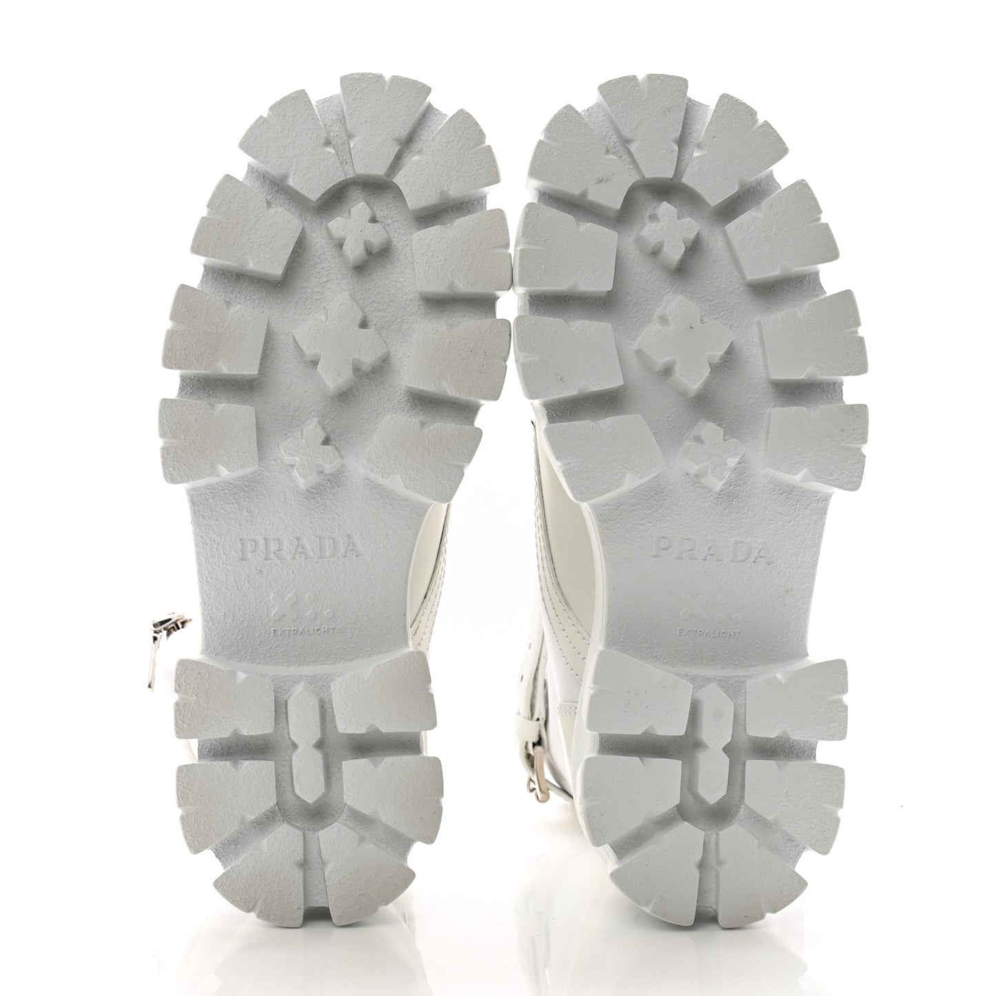 Spazzolato Rois Re-Nylon Metal Triangle Logo Monolith Pouch Pocket 60mm Combat Boots 35.5 White