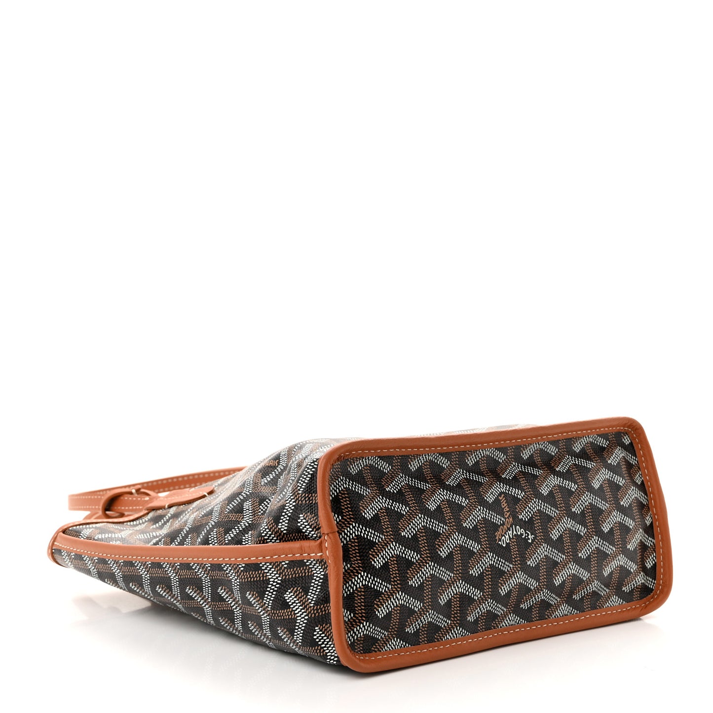 Goyardine Reversible Mini Anjou Black Gold