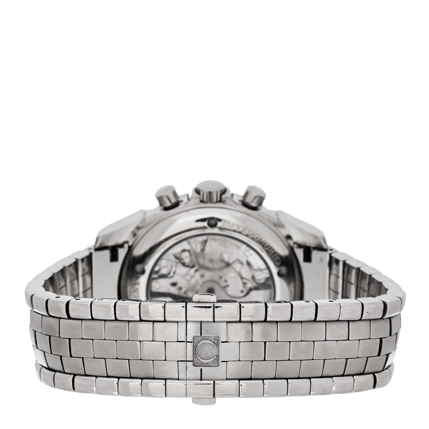 Stainless Steel 41mm De Ville Chronoscope Co-axial Automatic Watch Black 4541.50