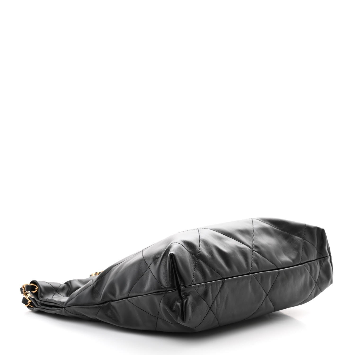 Chanel Shiny Calfskin Quilted Small Chanel 22 Black 5 of 12
