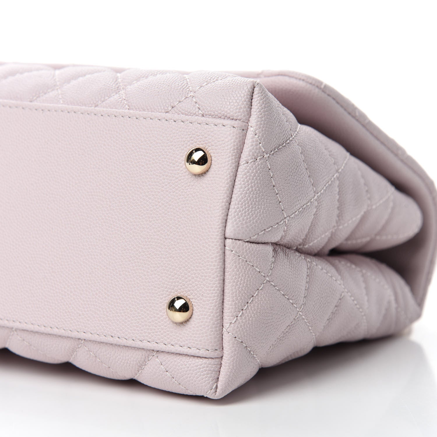 Chanel Caviar Quilted Small Coco Handle Flap Lilas Lilac 7 of 10