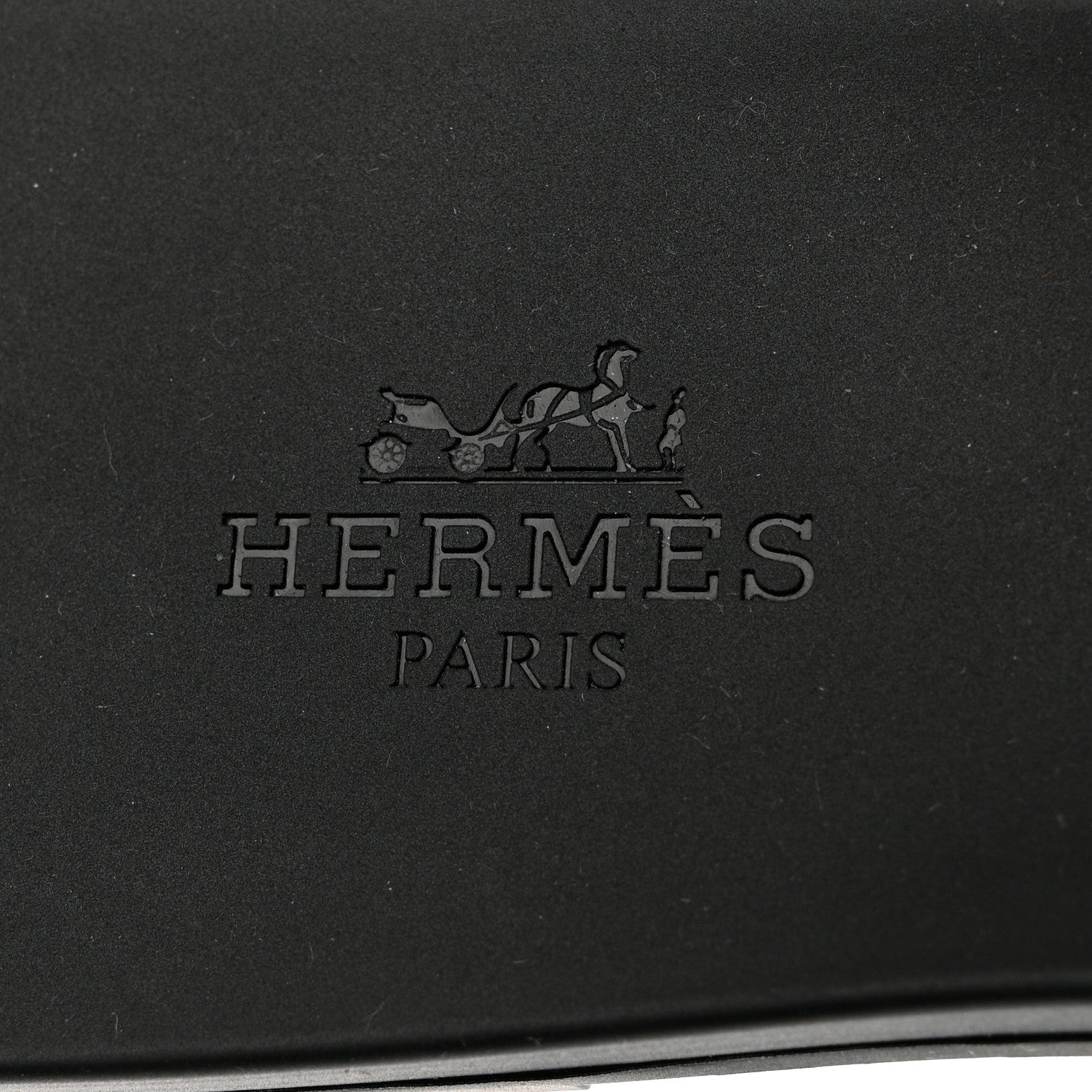 Hermes Rubber Aloha Sandals 38 Black 8 of 9