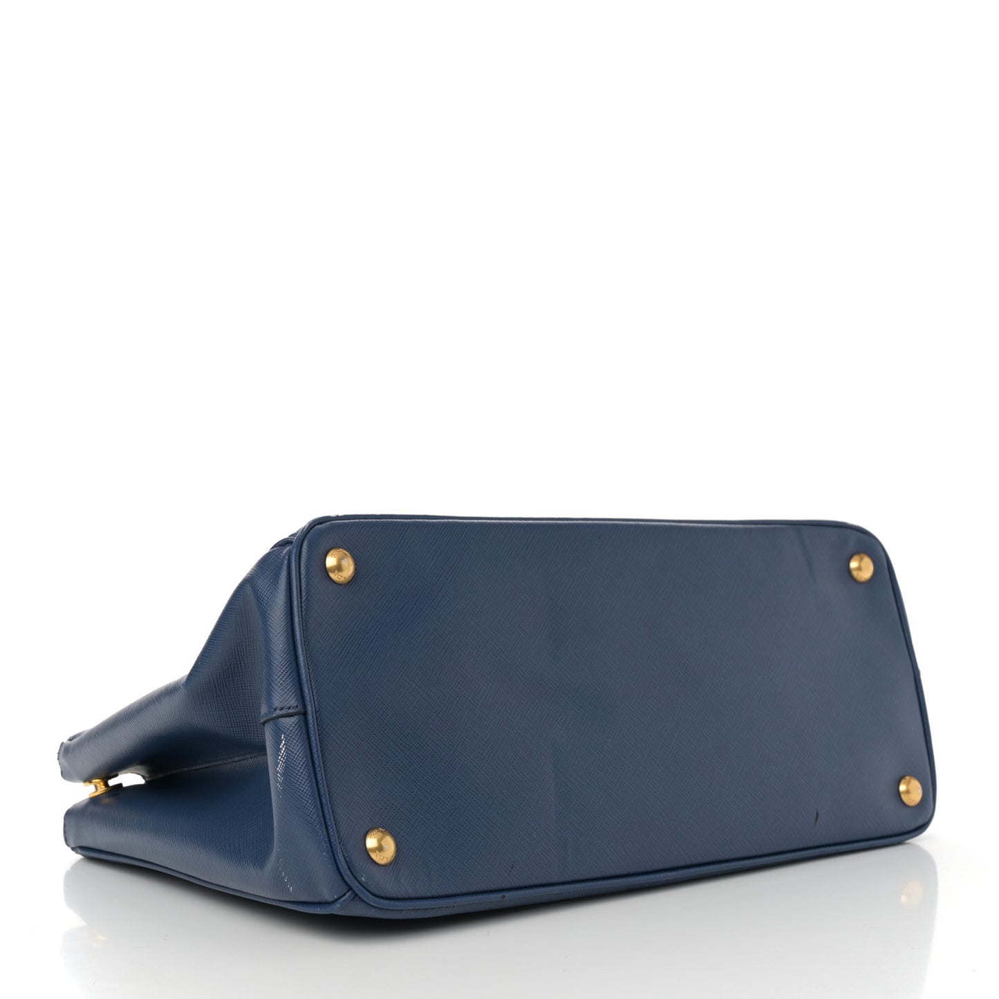 Saffiano Medium Galleria Double Zip Tote Bluette