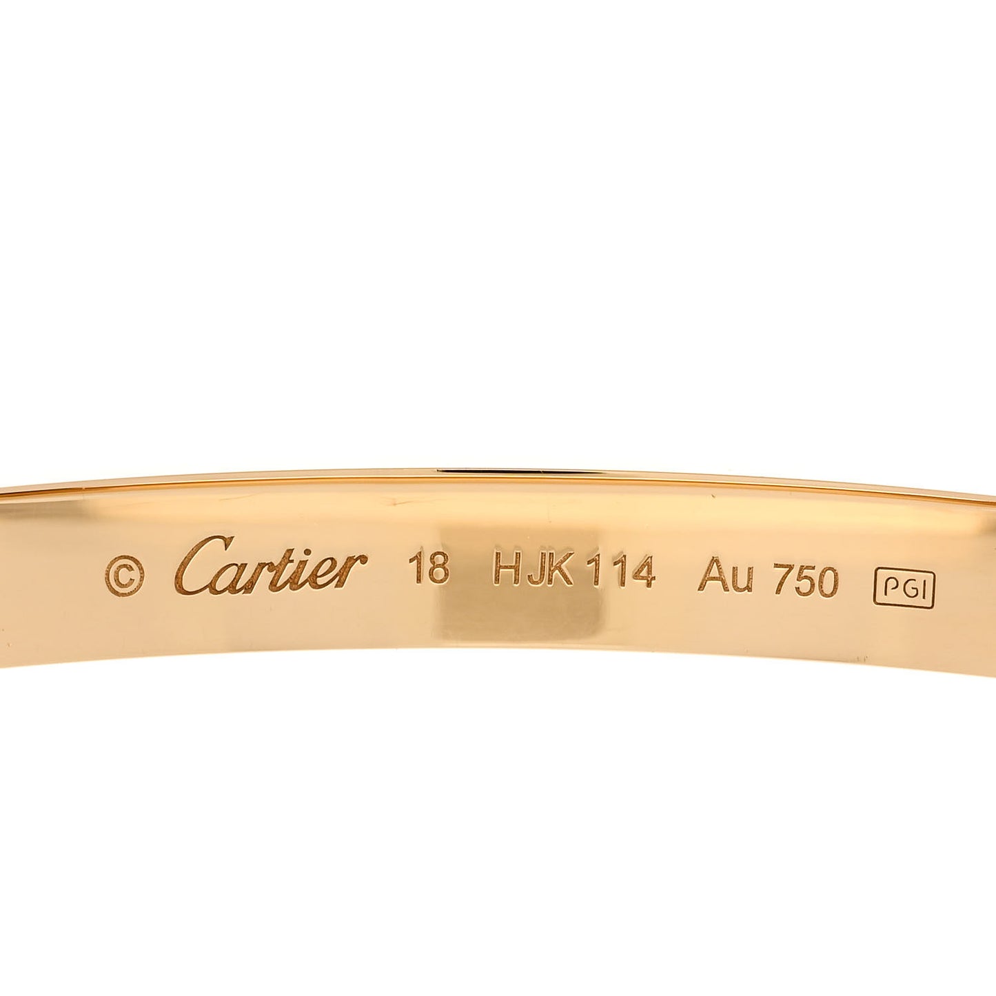 18K Yellow Gold LOVE Bracelet 18