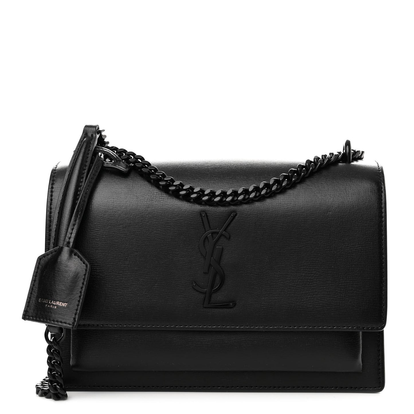Calfskin Medium Monogram Monochrome Sunset Black