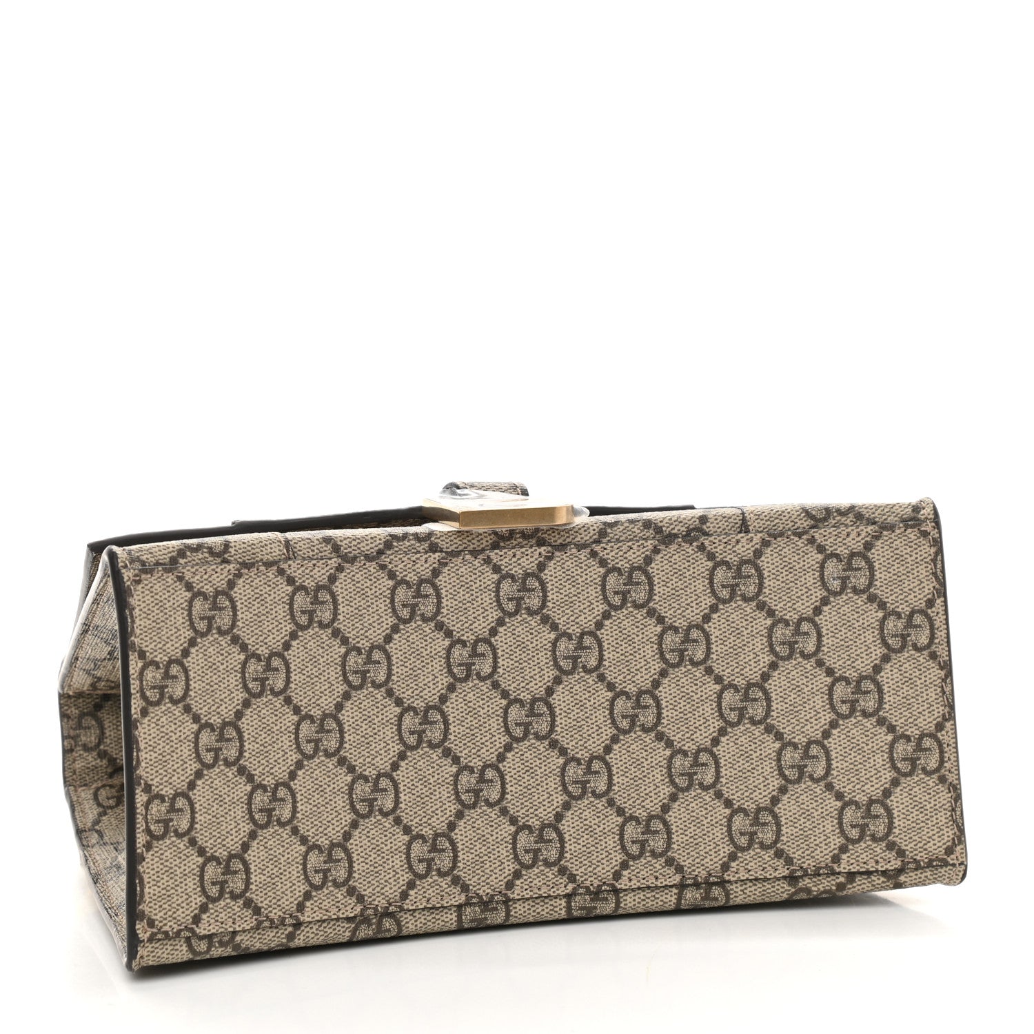 Balenciaga X GUCCI GG Supreme Monogram Small Hourglass Top Handle Bag Beige Ebony 4 of 12