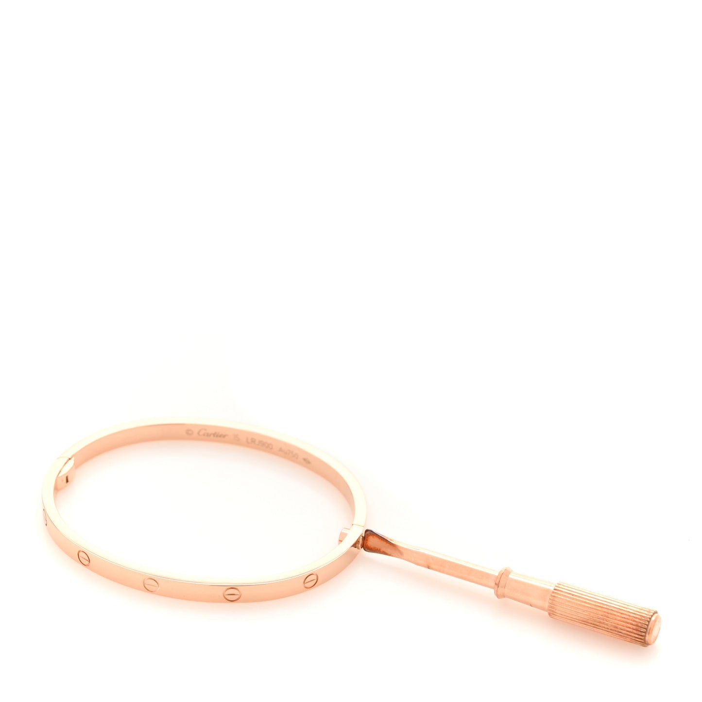 18K Pink Gold Small LOVE Bracelet 15