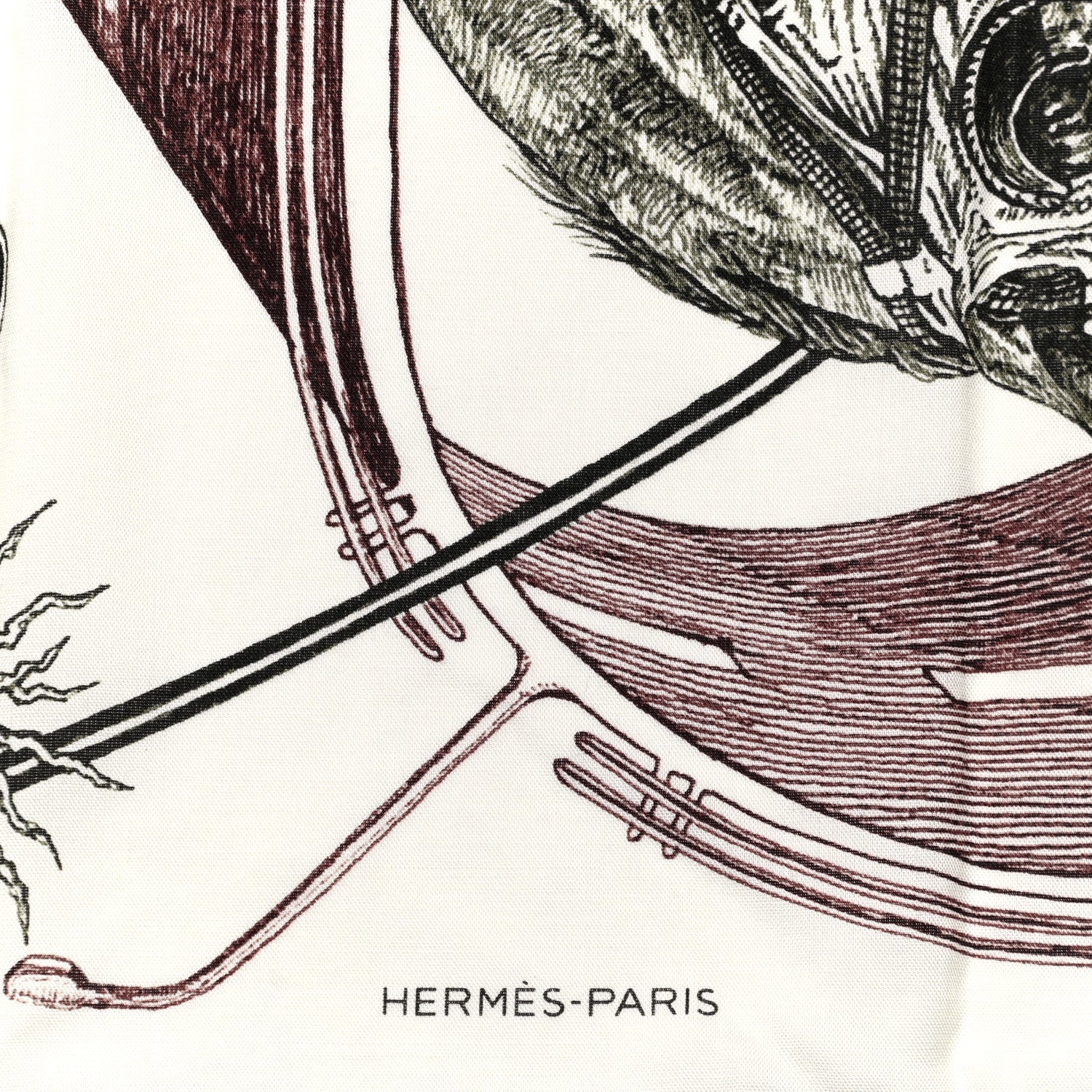 Hermes Wool Silk Route 24 Scarf 140 Acajou Baobab Marine 2 of 6