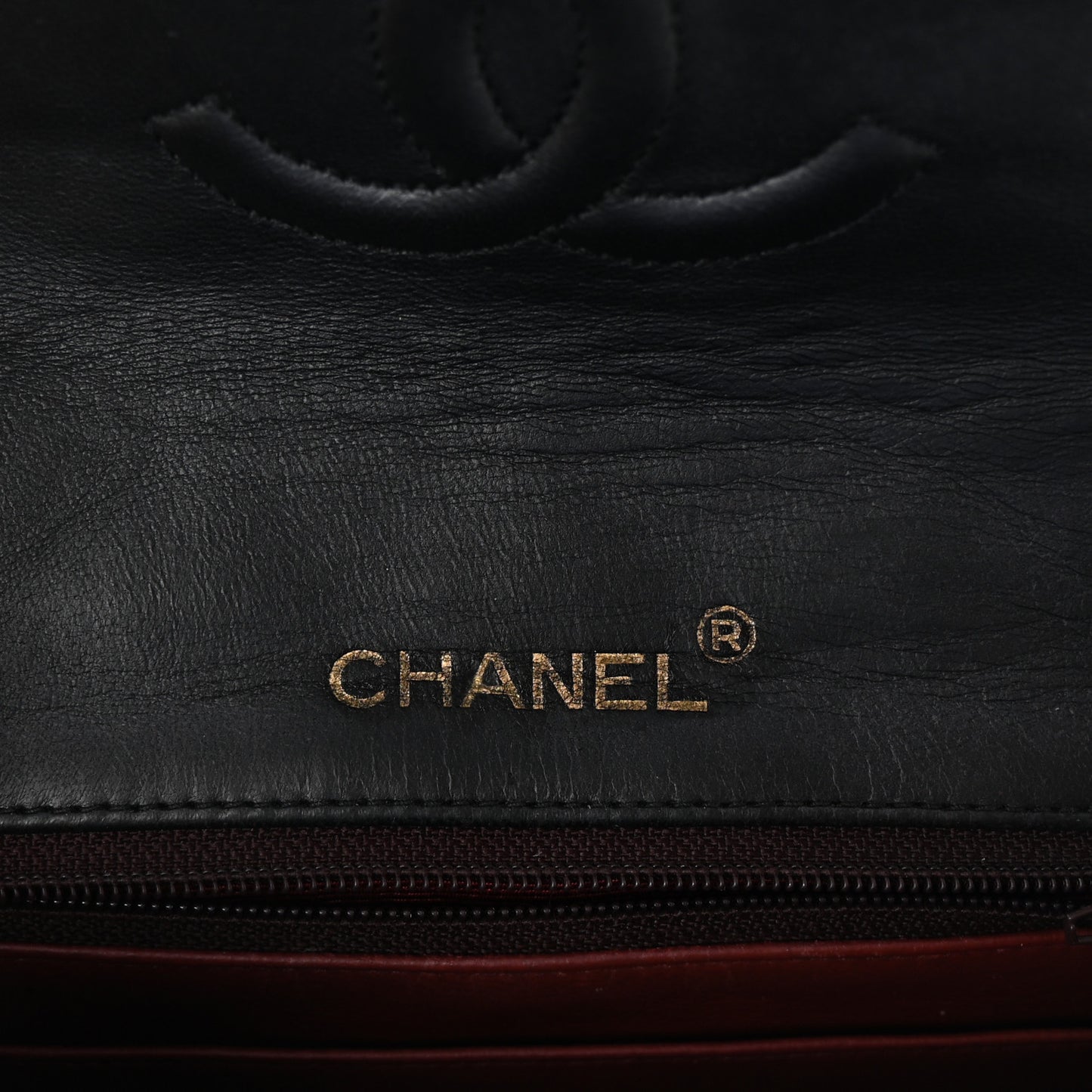 Lambskin Quilted Mini Square Flap Black