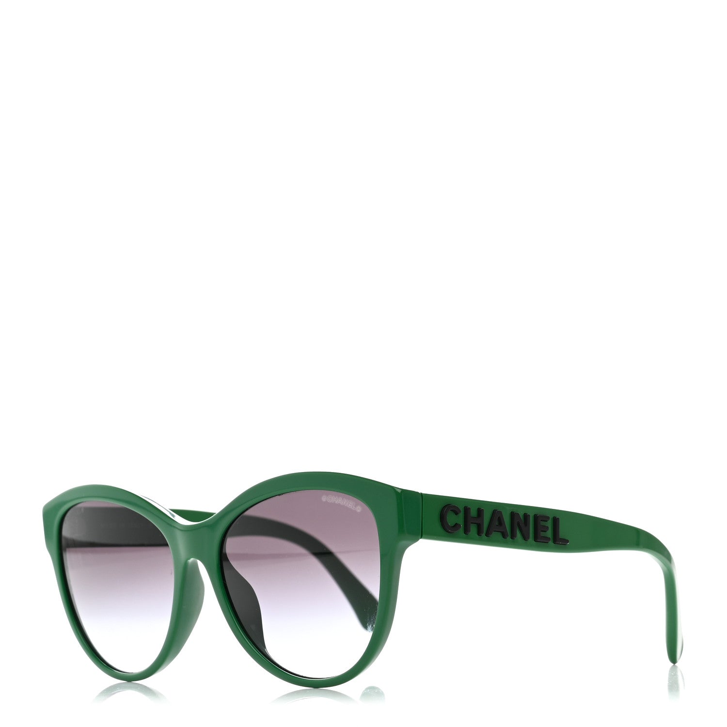 Chanel Acetate Pantos Logo Sunglasses 5458-A Green 1914469