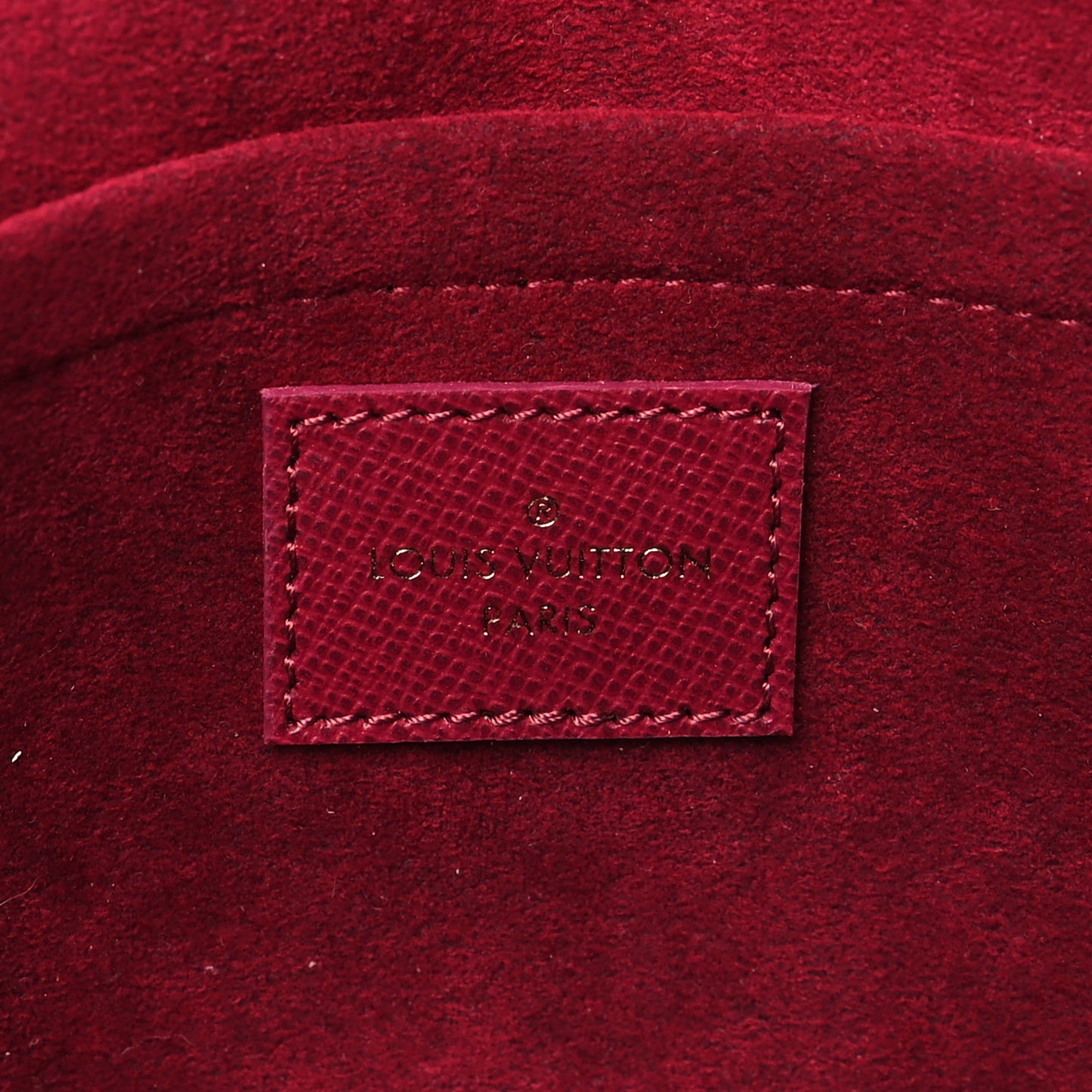 Monogram Pochette Felicie Chain Wallet Fuchsia