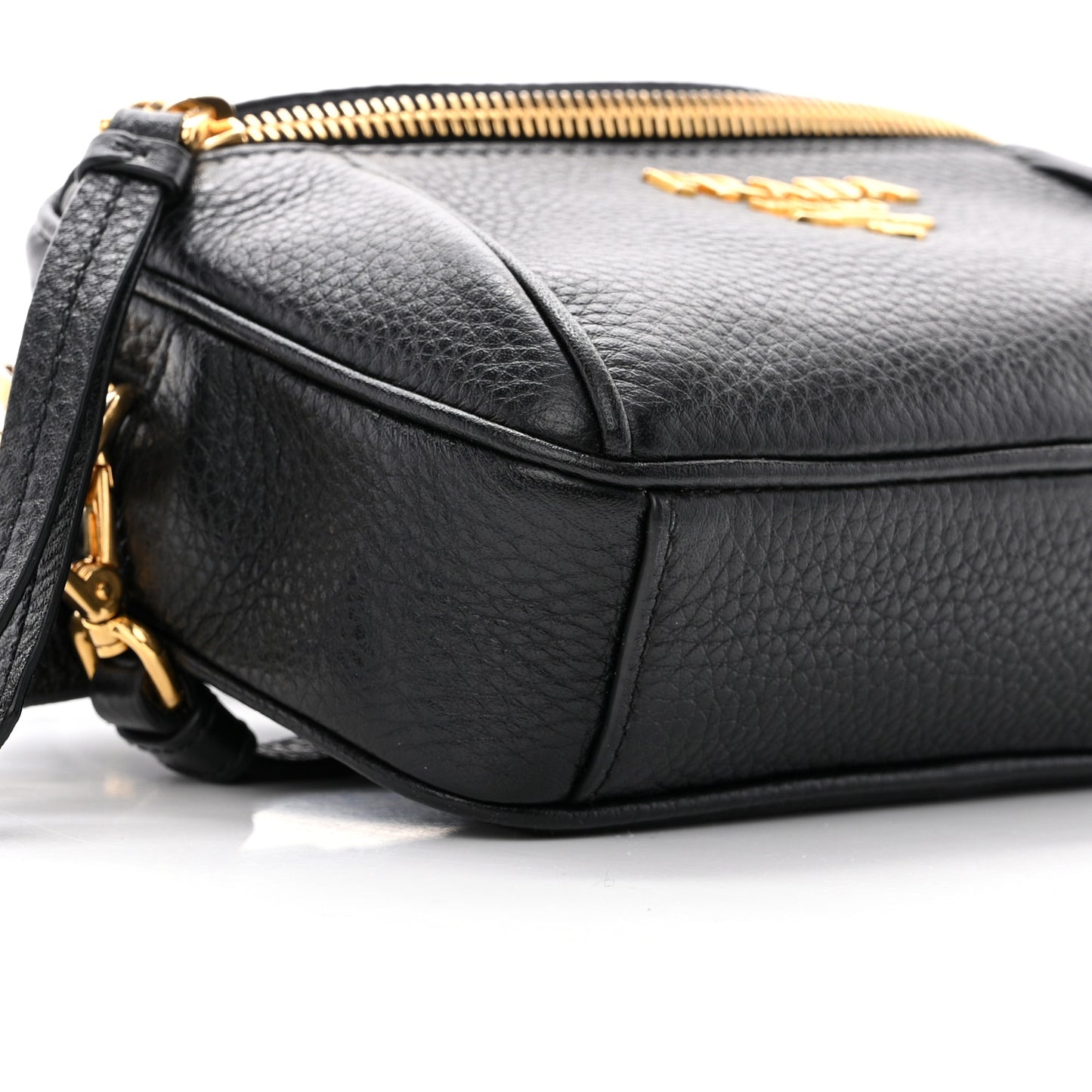 Vitello Daino Belt Bag Black