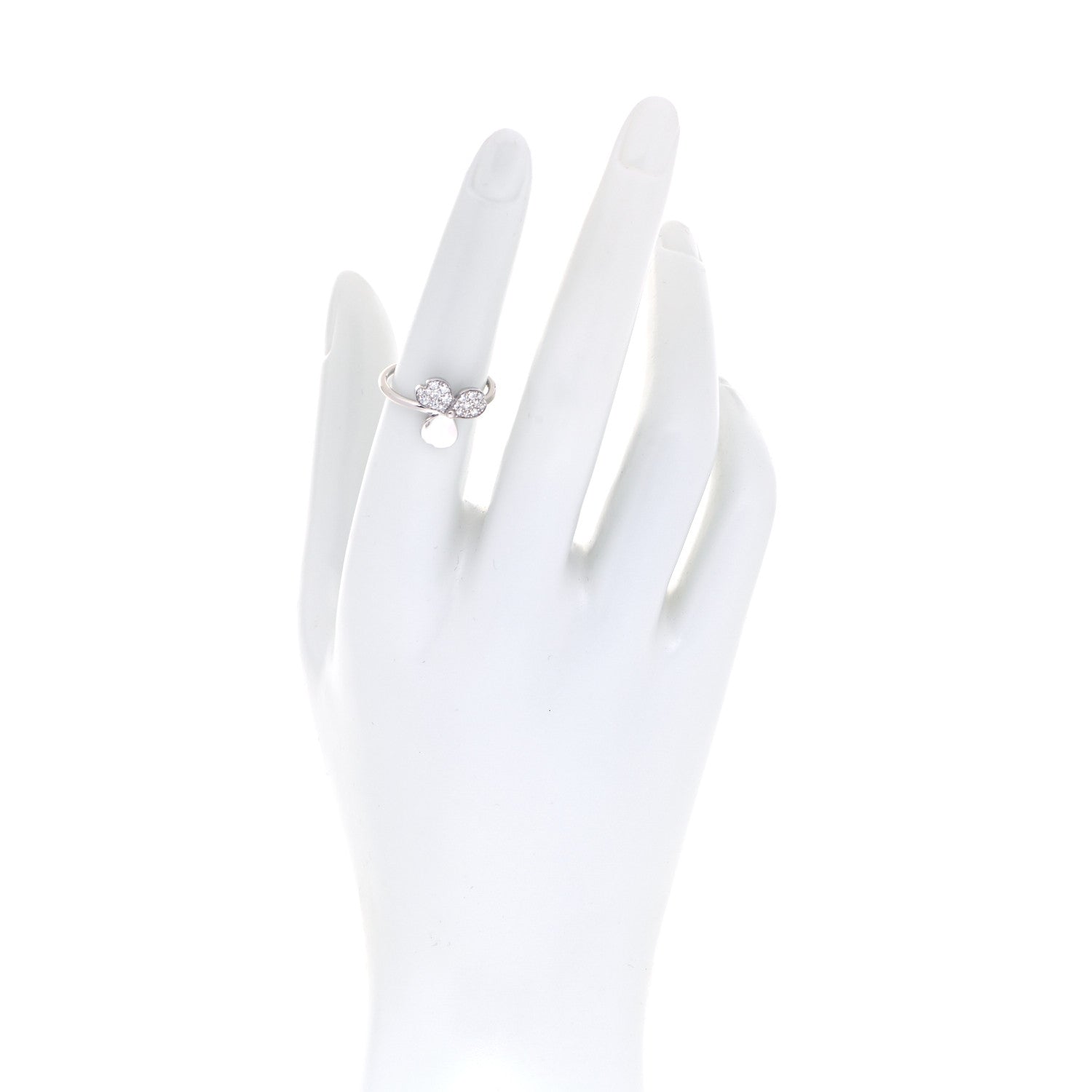 Tiffany Platinum Diamond Paper Flowers Ring 52 6 2 of 5