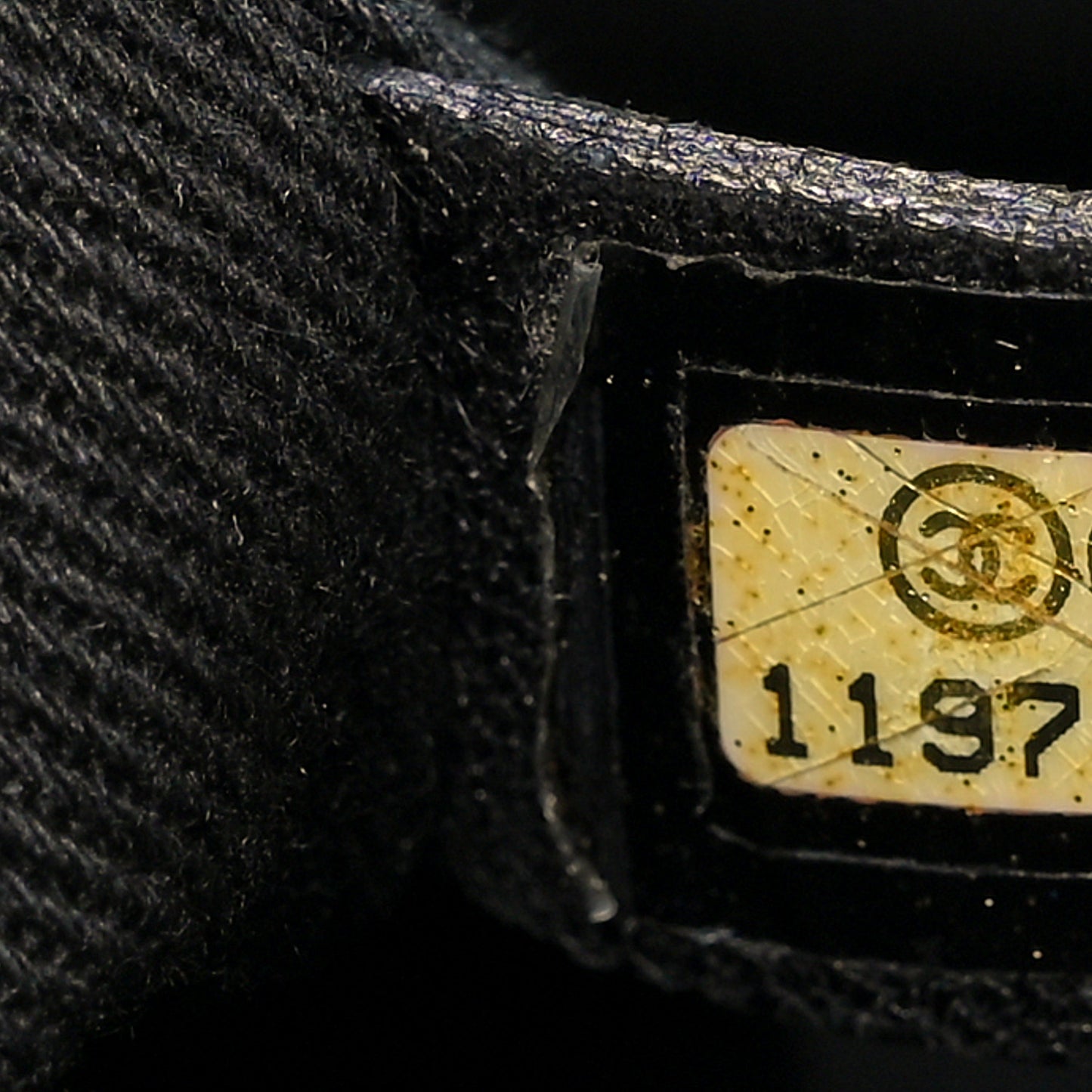 Caviar Quilted CC Timeless Bowler Black