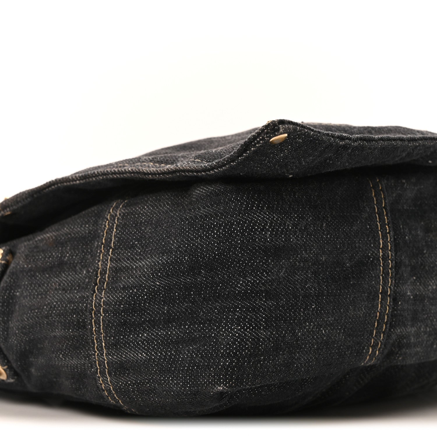 Chanel Denim CC Messenger Bag Blue 9 of 10