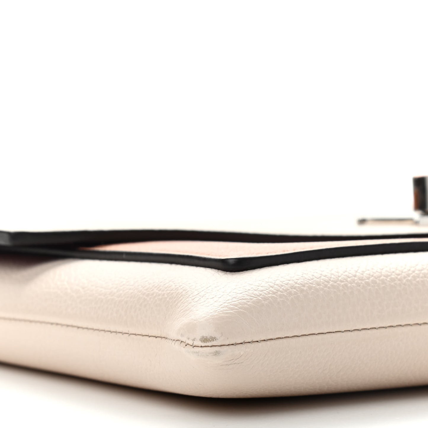 Soft Calfskin My Lockme Pochette Rose Silk Quartz