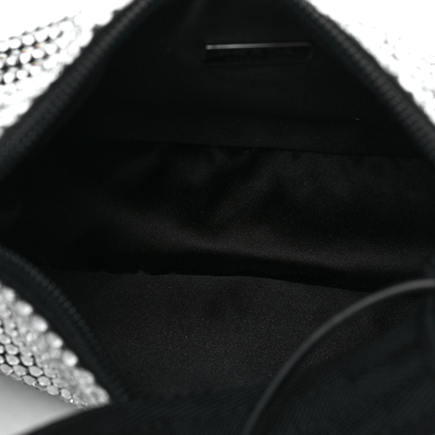 Satin Crystal Mini Re-Edition 2000 Bag Cristal