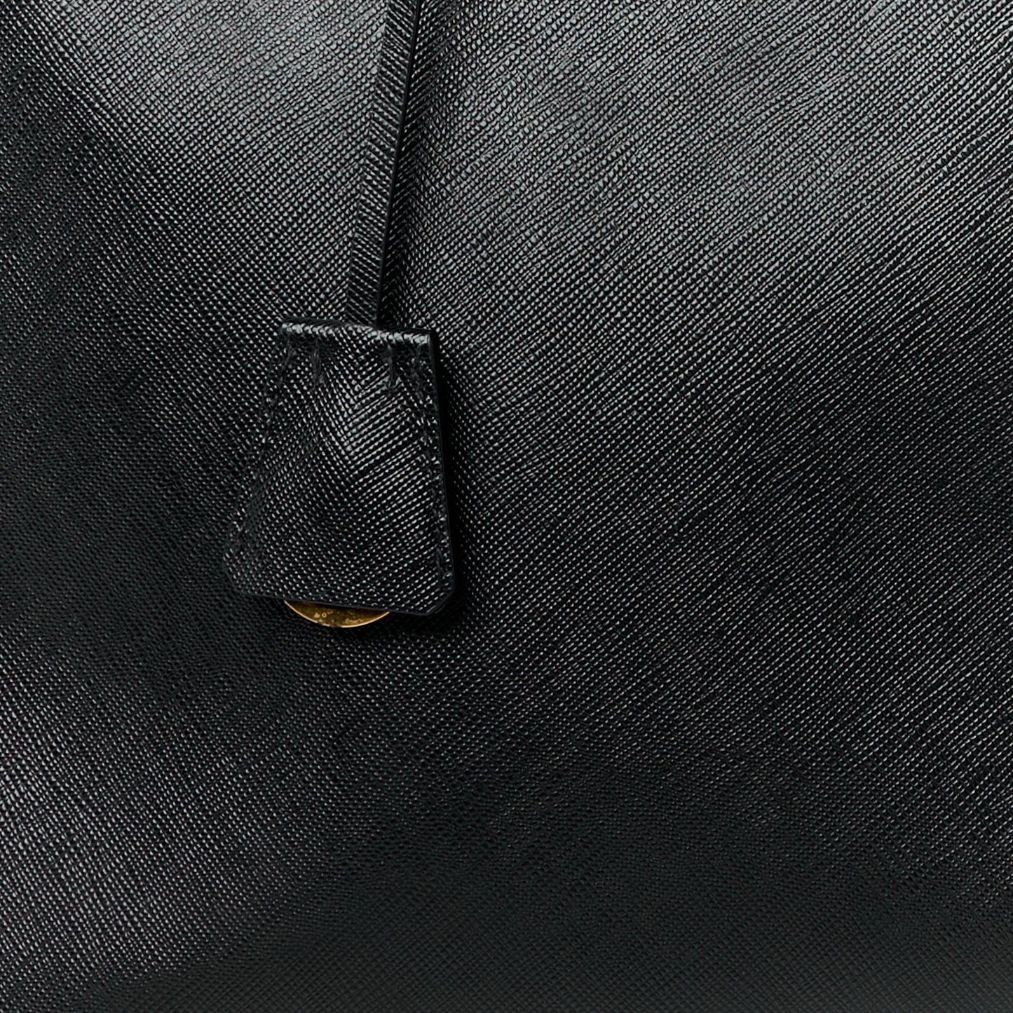 Saffiano Large Galleria Double Zip Tote Black