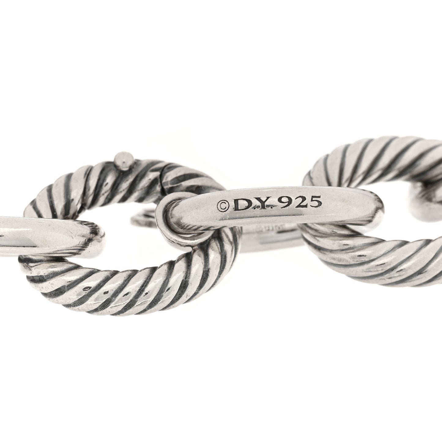 Sterling Silver 17mm Extra Large Oval Link Bracelet