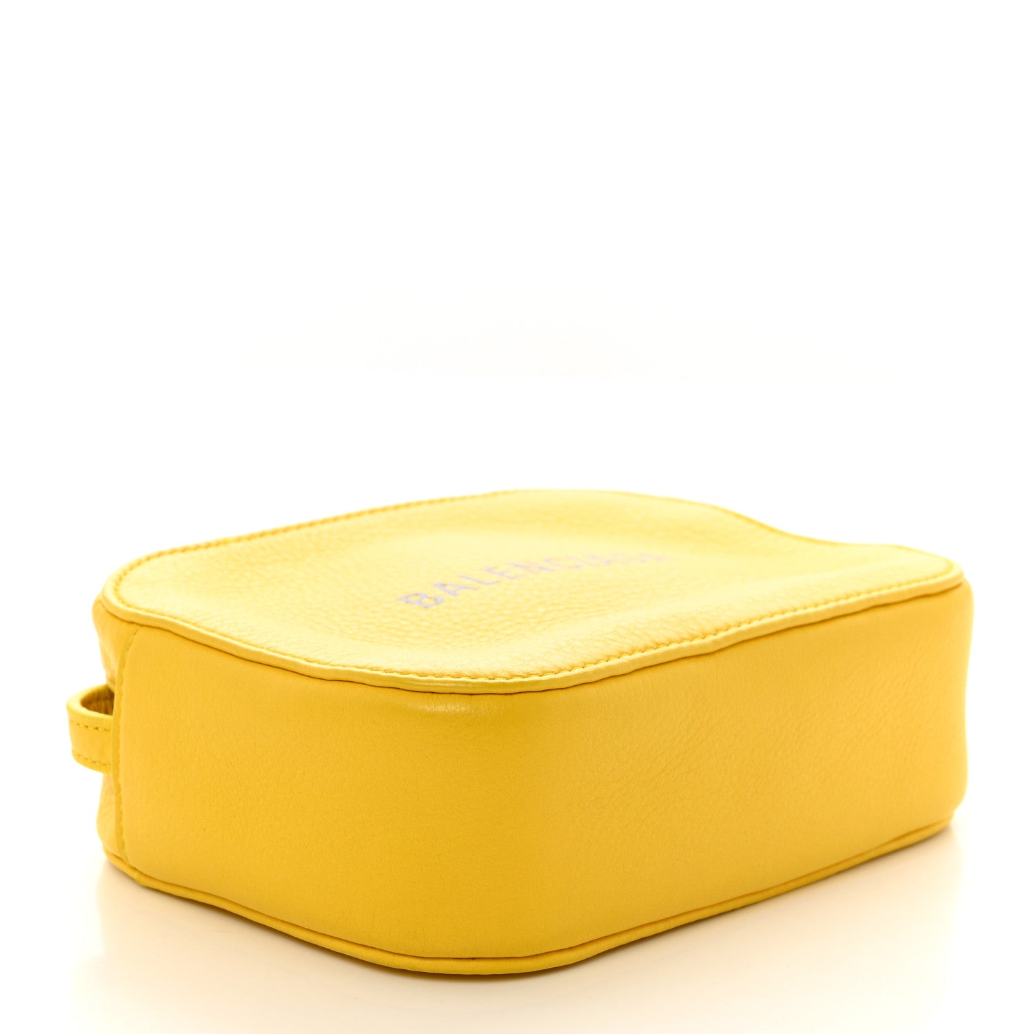Balenciaga Smooth Calfskin Logo XS Everyday Camera Bag Jaune Soleil Black 4 of 9