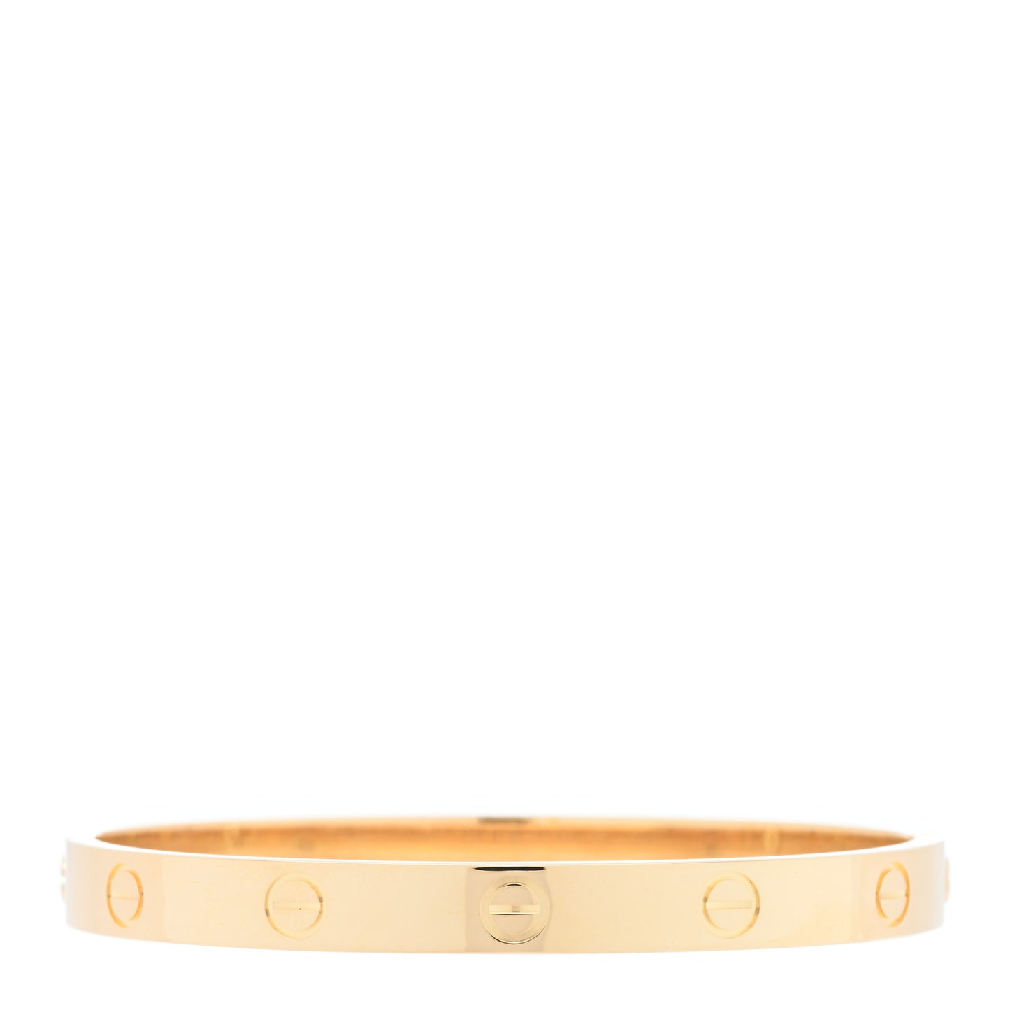18K Yellow Gold LOVE Bracelet 17