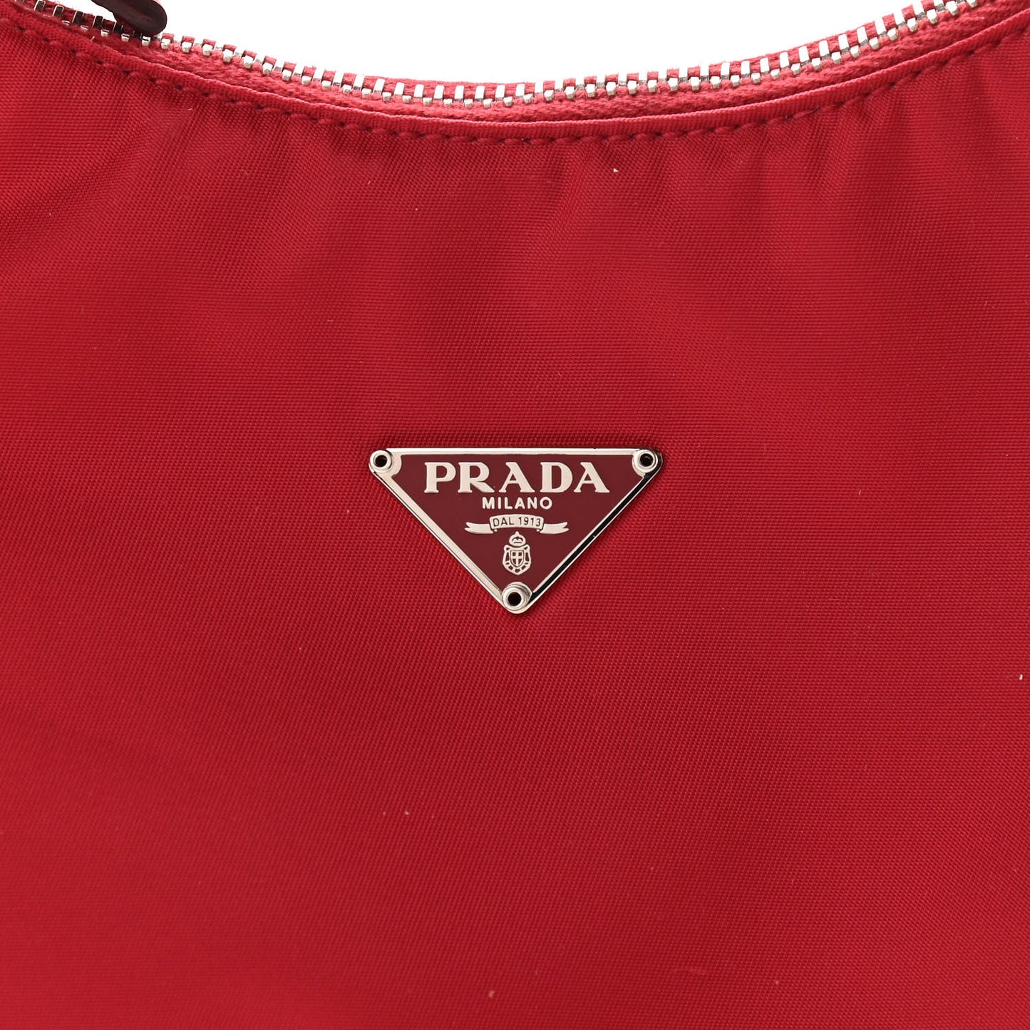 Tessuto Nylon Sport Shoulder Bag Rosso