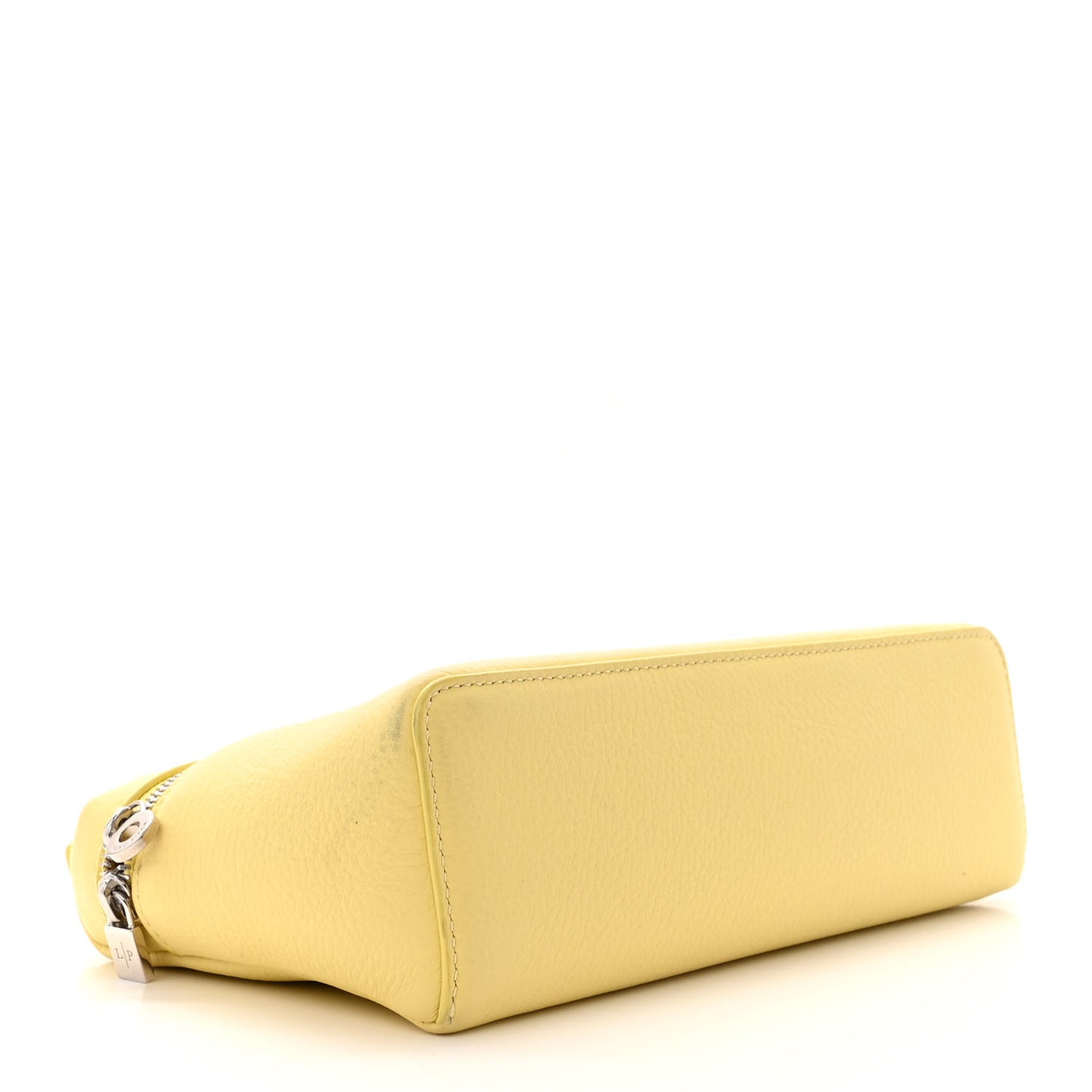 Grained Calfskin L19 Extra Pocket Pouch Yellow