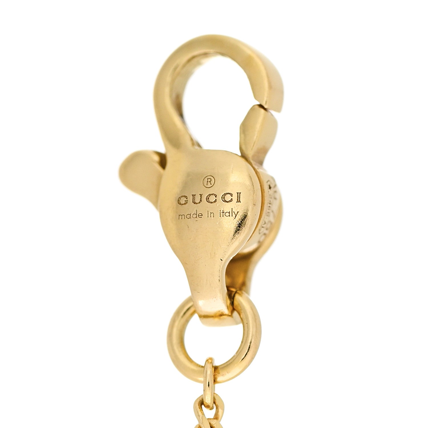 Gucci 18K Yellow Gold Diamond Star GG Station Bracelet 3 of 6
