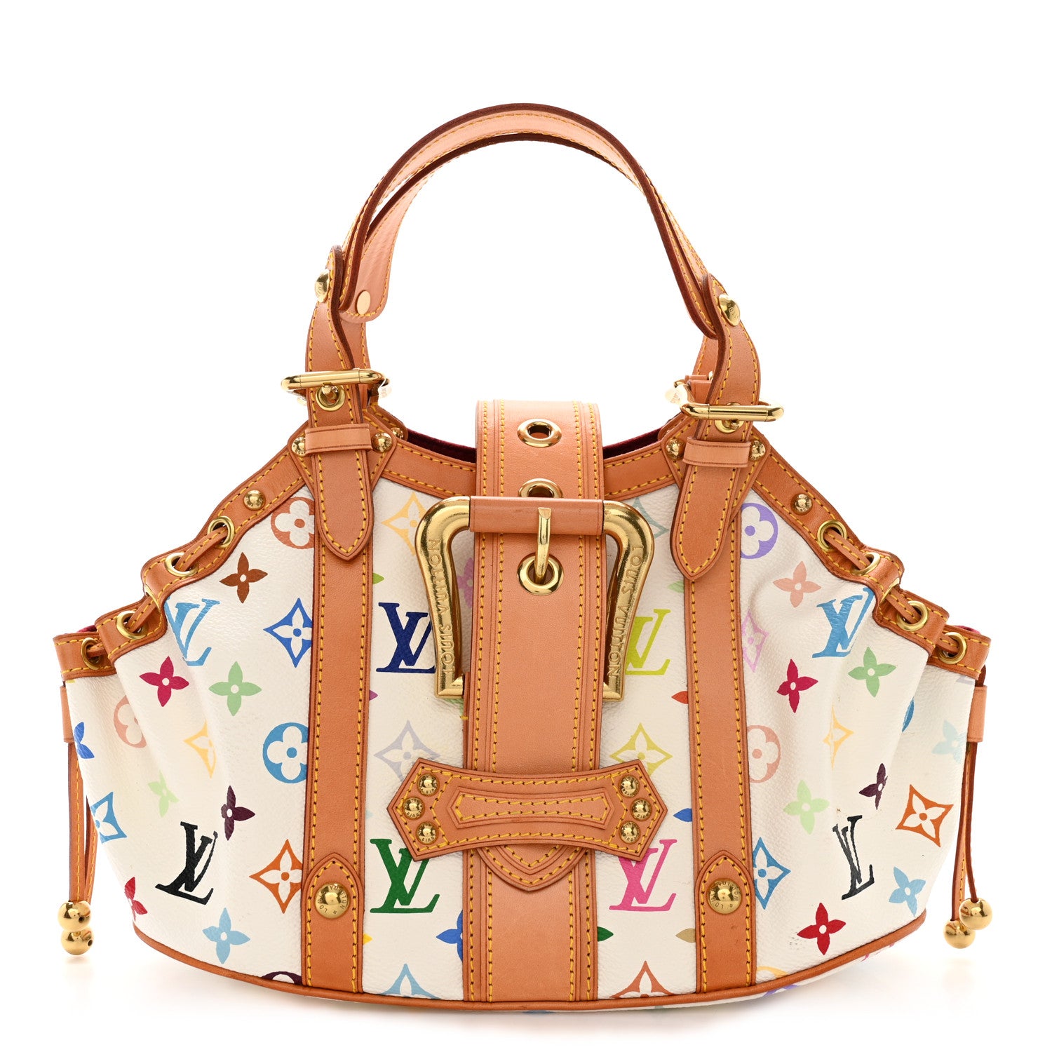 Louis Vuitton Monogram Multicolor Theda GM White 1 of 10