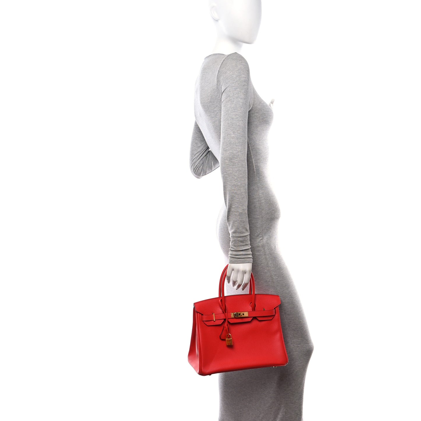 Epsom BIRKIN 30 Rouge de Coeur