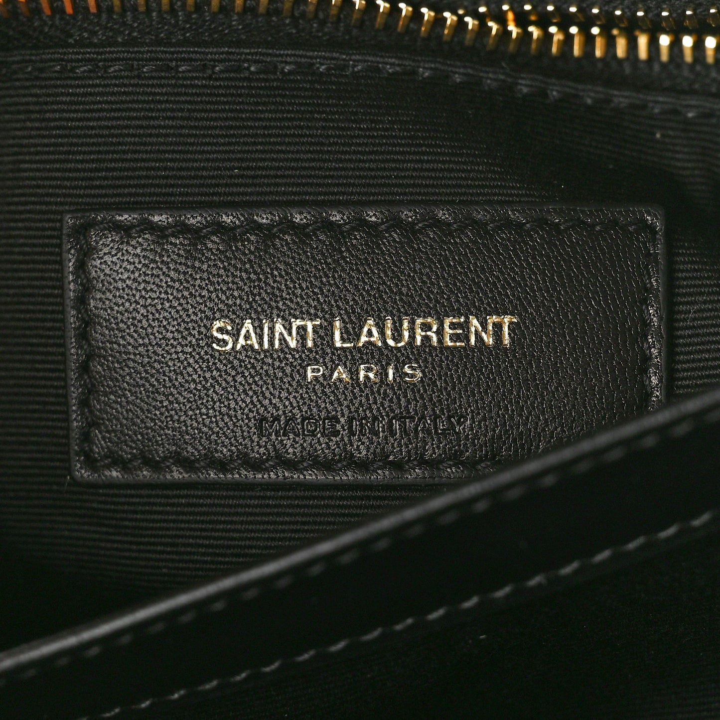 Calfskin Y Quilted Monogram Toy Loulou Crossbody Bag Black