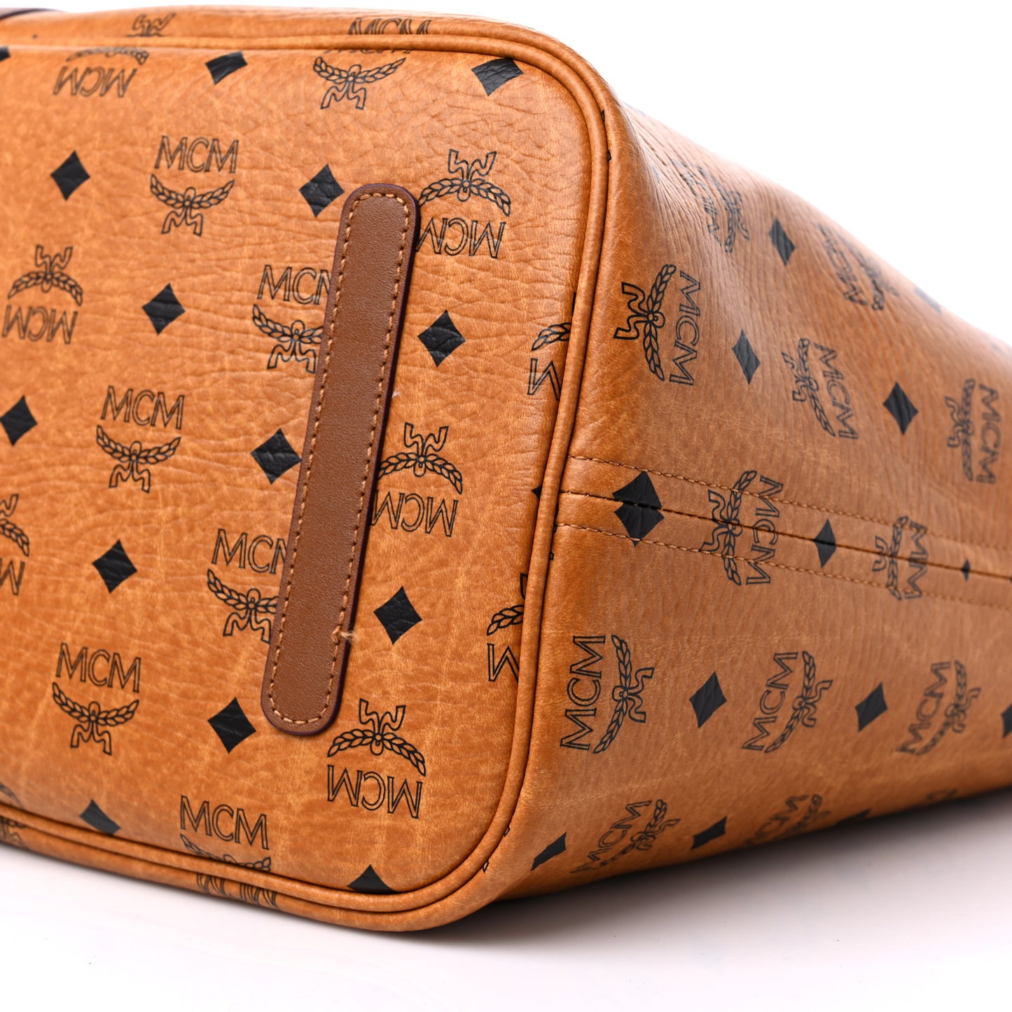 Visetos Large Liz Reversible Shopper Tote Cognac