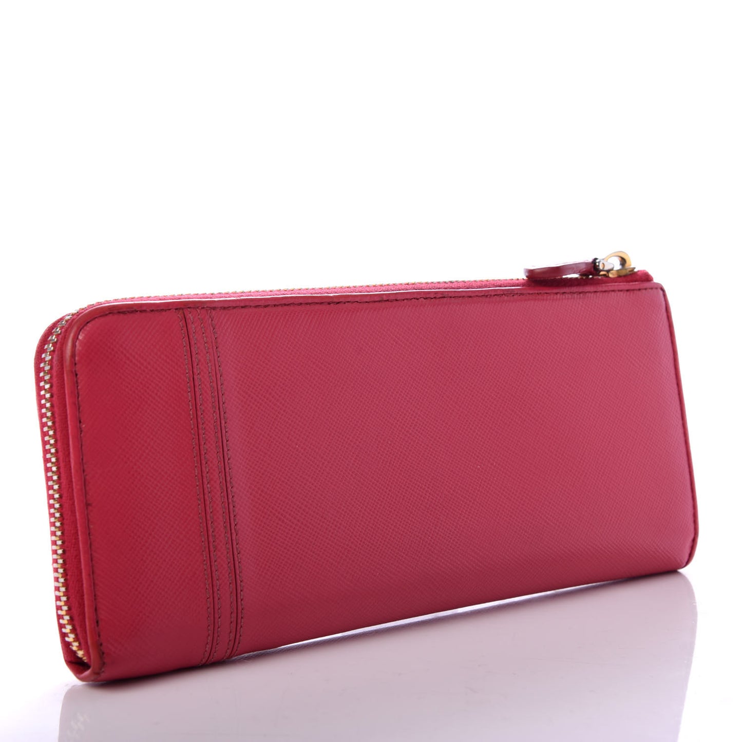 Saffiano Zip Around Bow Wallet Ibisco