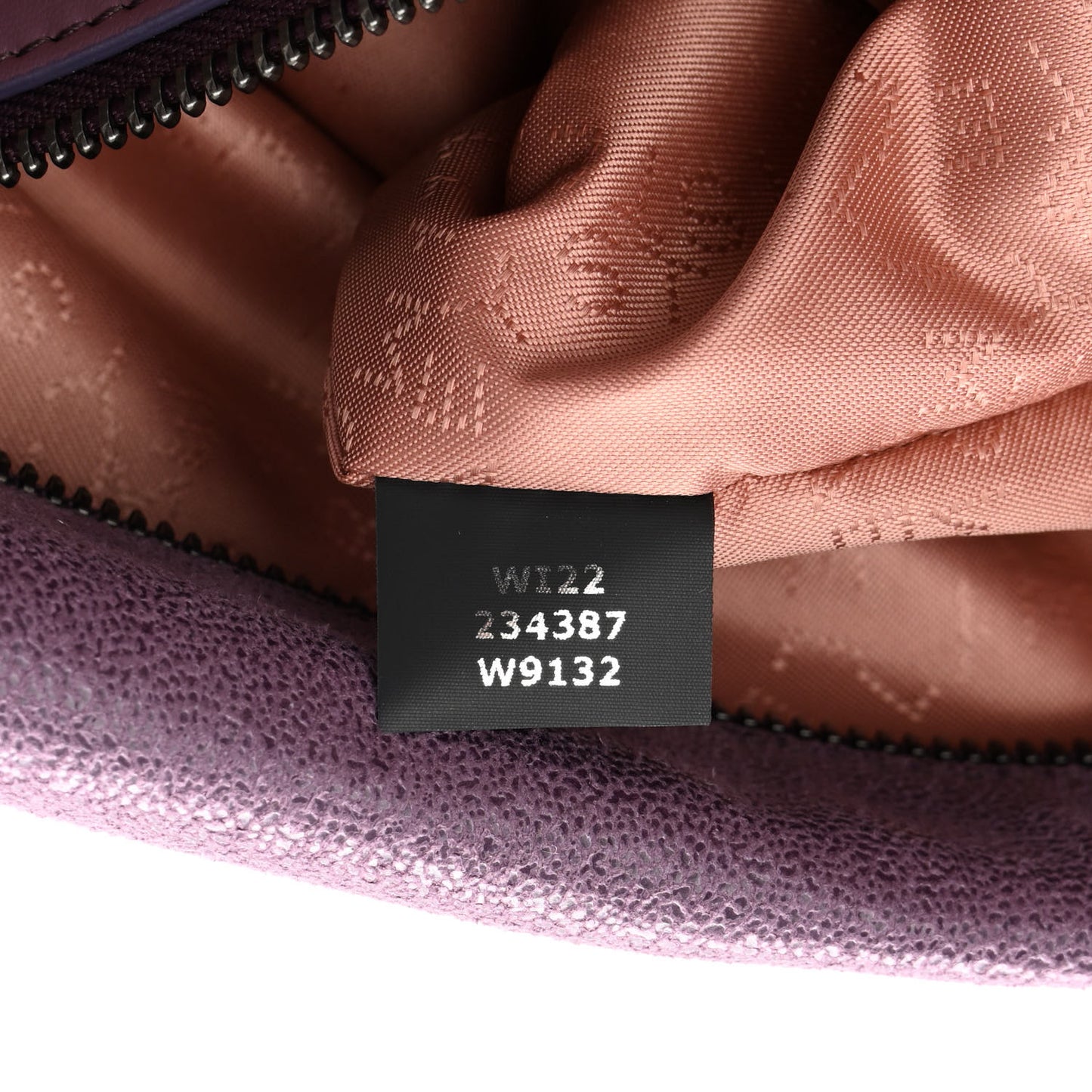 Shaggy Deer Falabella Fold Over Tote Amethyst