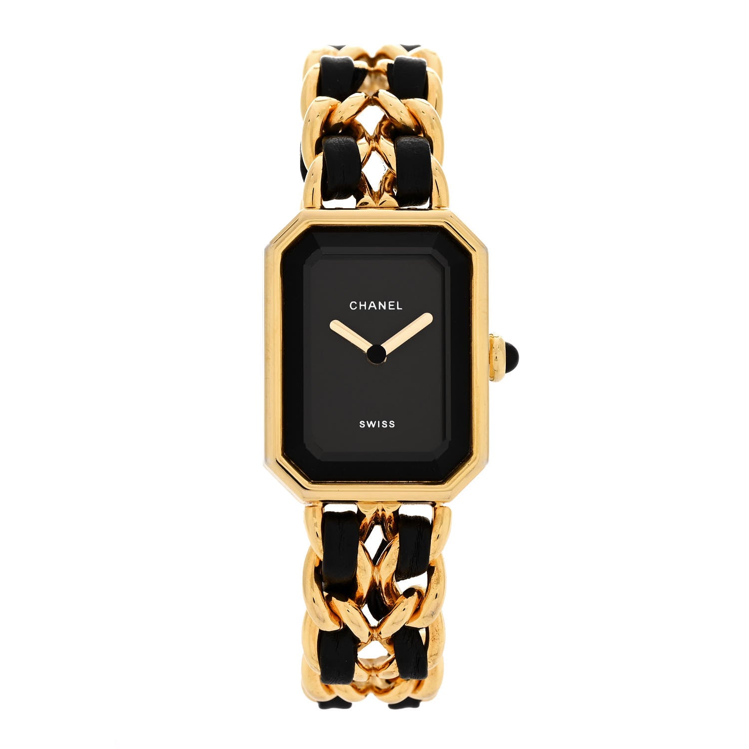Chanel Stainless Steel Lambskin 20mm Chain Premiere Quartz Watch