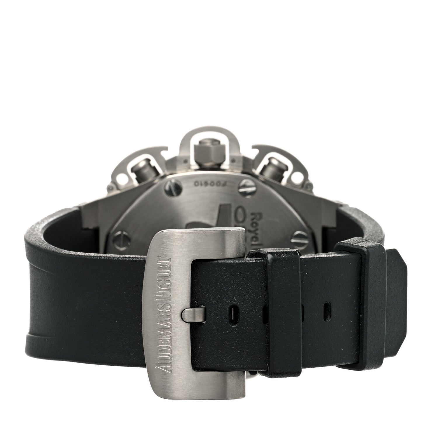Titanium Rubber 48mm Royal Oak Offshore Terminator T3 Chronograph Automatic Watch Black 25863TI.OO.A001CU.01