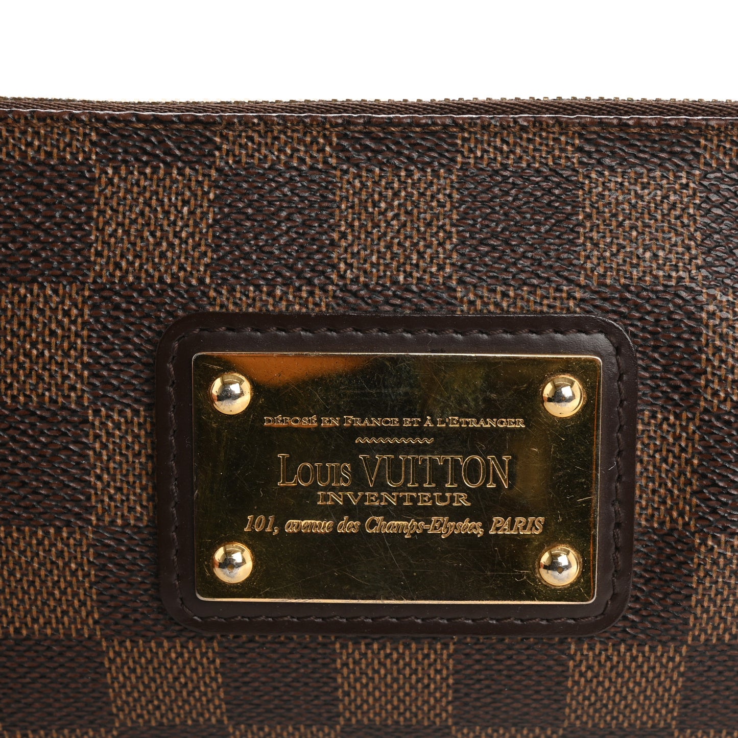 Damier Ebene Eva Clutch