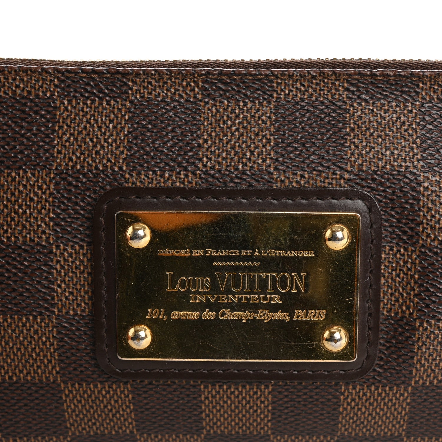 Louis Vuitton Damier Ebene Eva Clutch 8 of 12