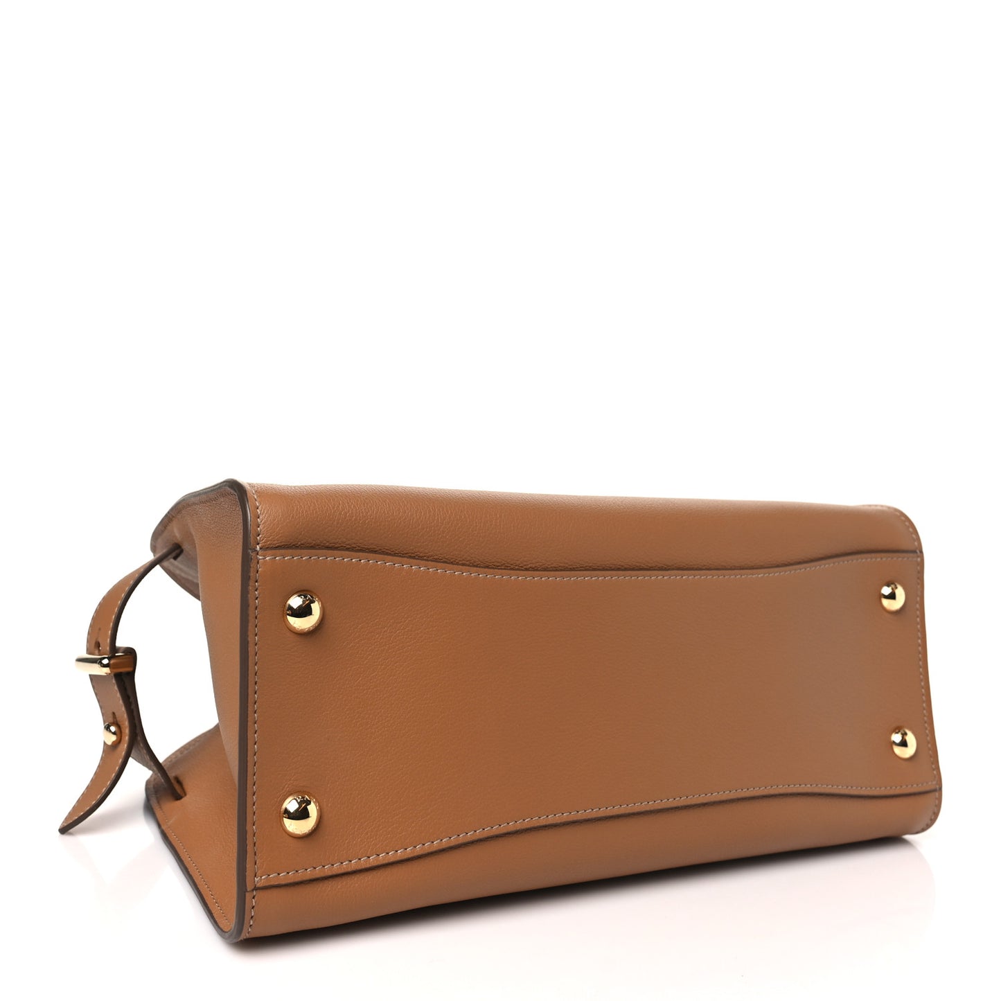 Soft Grain Calfskin Medium Tote Bag Caramel