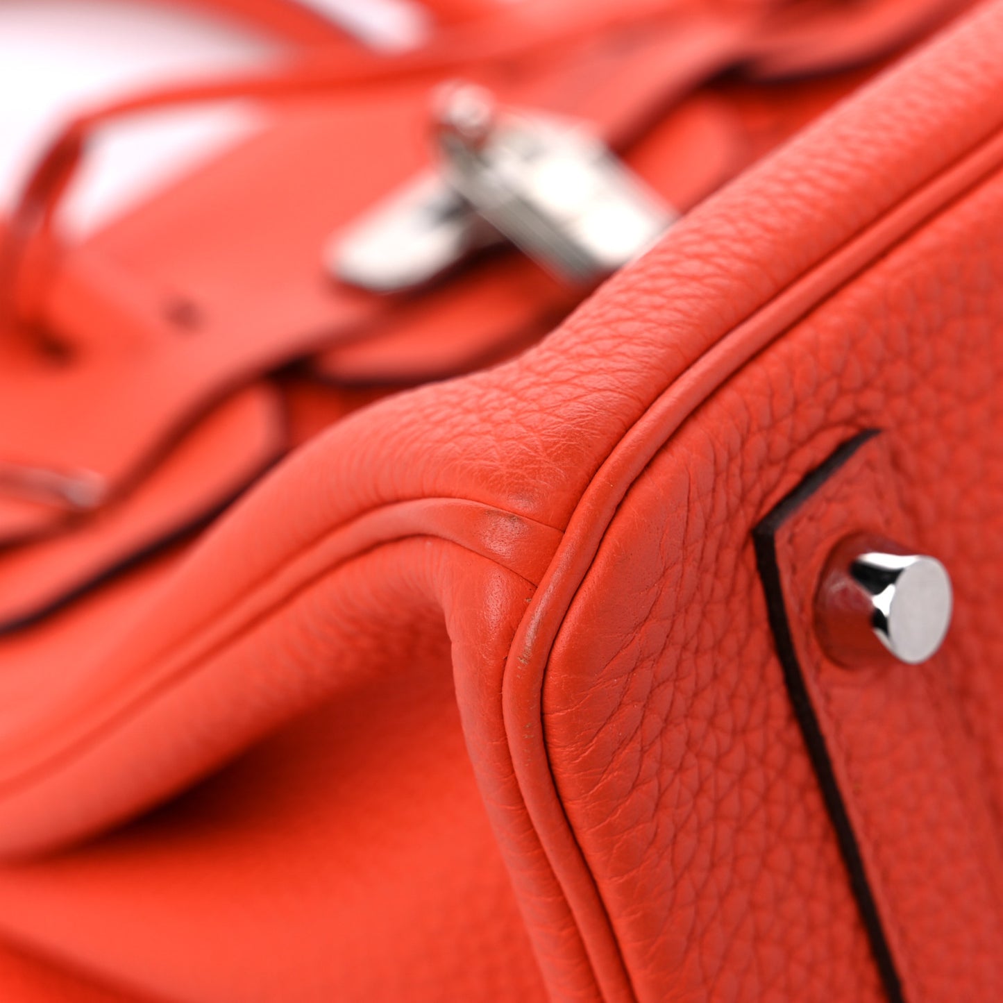 Togo Birkin 30 Orange Poppy
