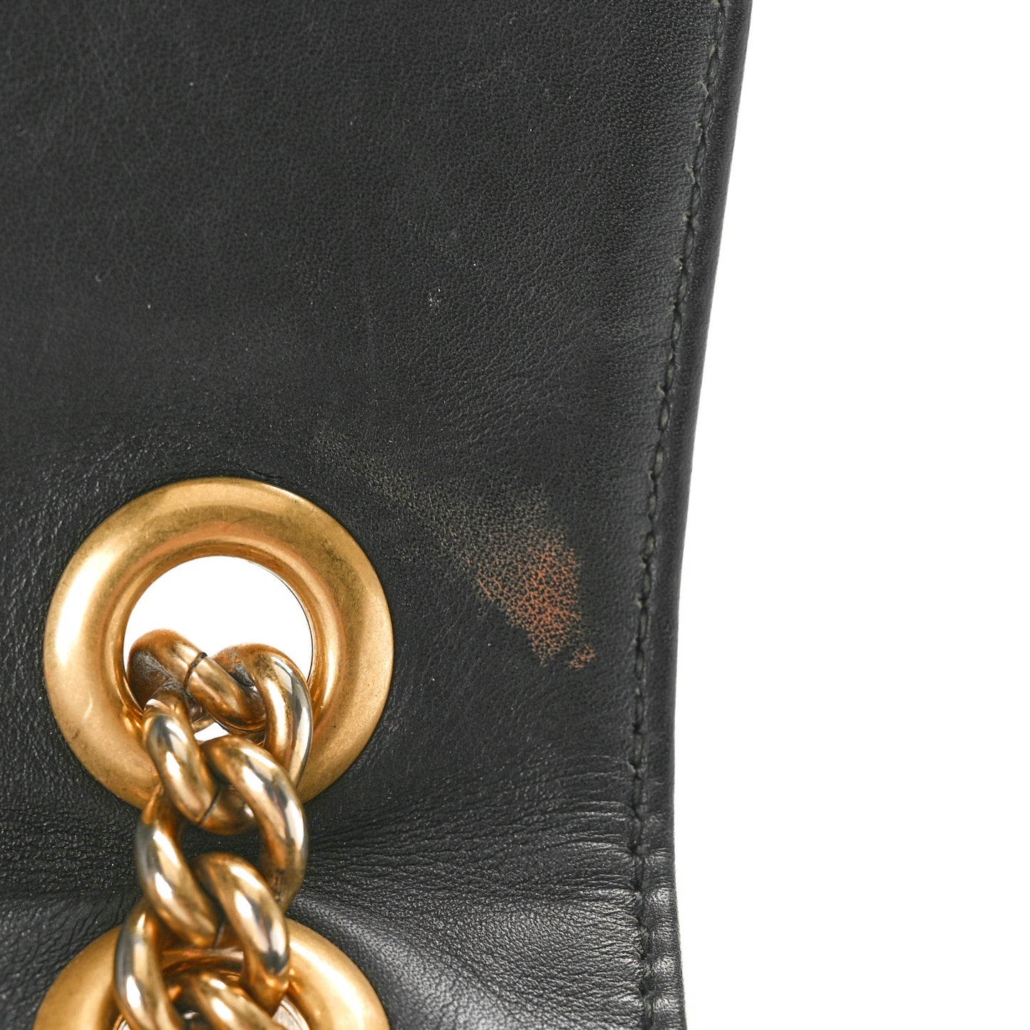 Calfskin Matelasse Medium GG Marmont Shoulder Bag Black