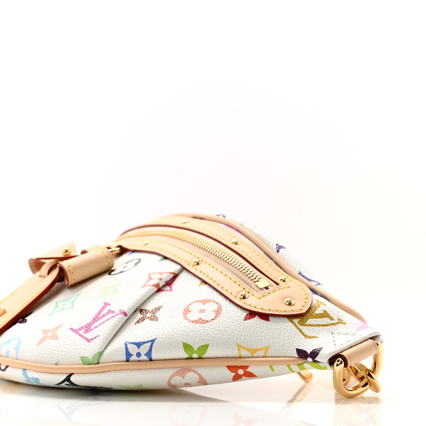 LV X TM Monogram Multicolor High Rise Bumbag White