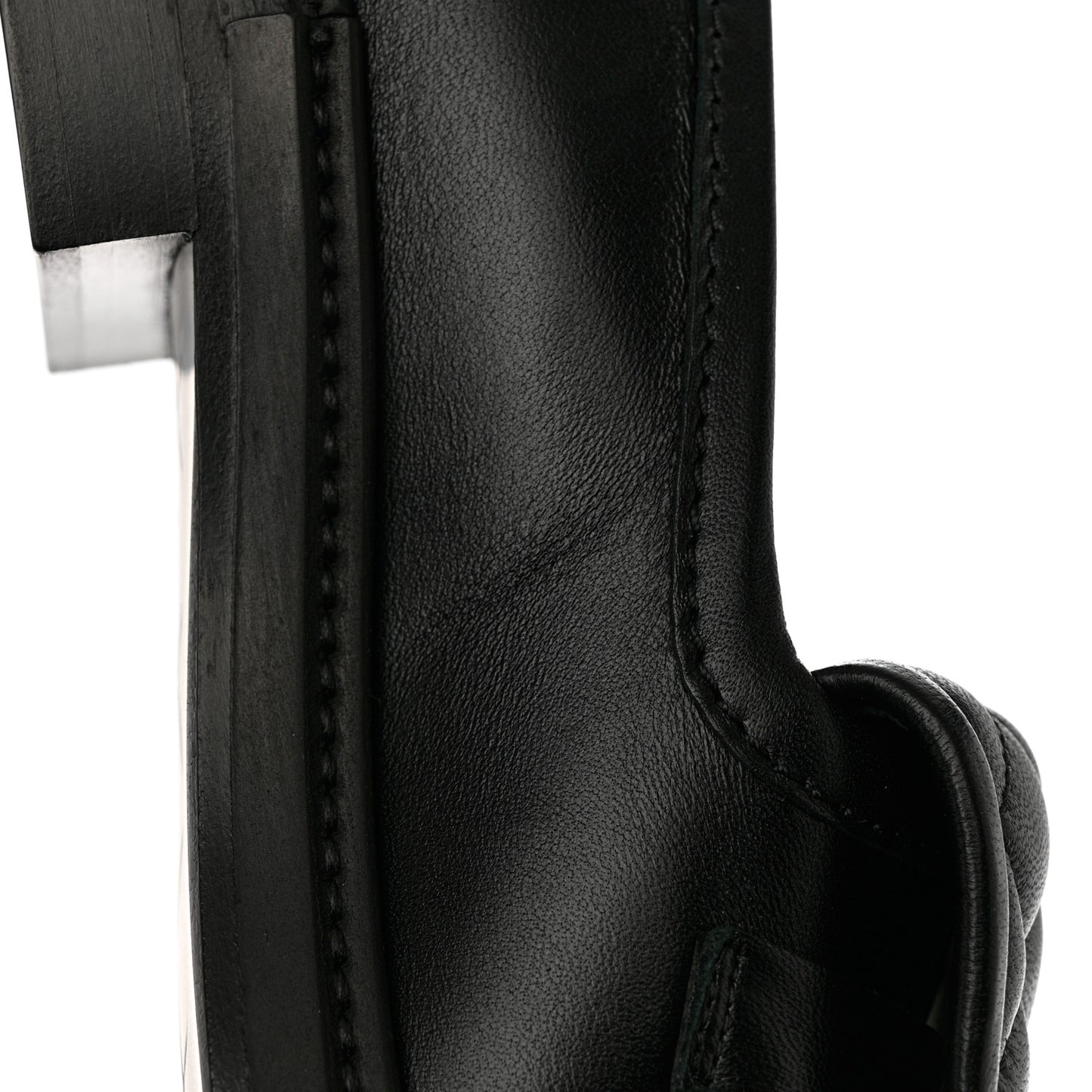 Lambskin Quilted CC Turnlock Loafers 38 Black