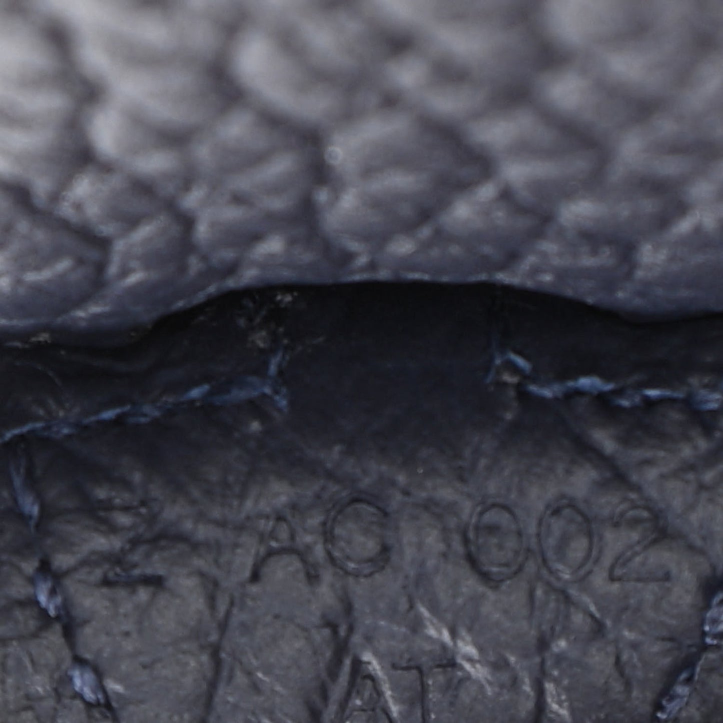 Taurillon Clemence Amazone Sangle Cavale Evelyne TPM Bleu Nuit Bleu Encre Cuivre