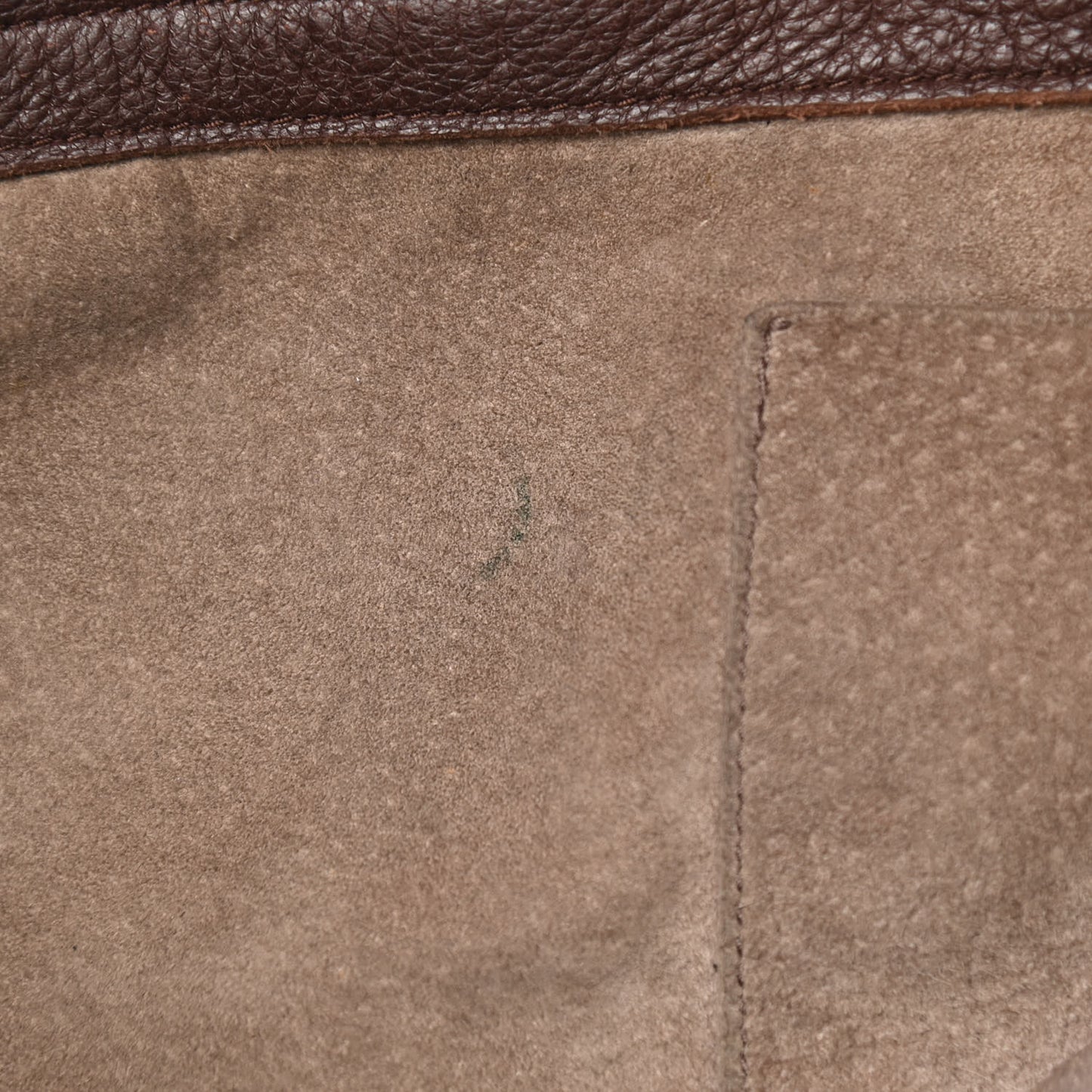Cervo Deerskin Large Hobo Truffle