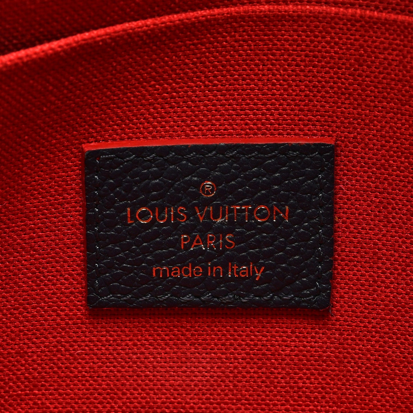 Empreinte Pochette Felicie Chain Wallet Marine Rouge