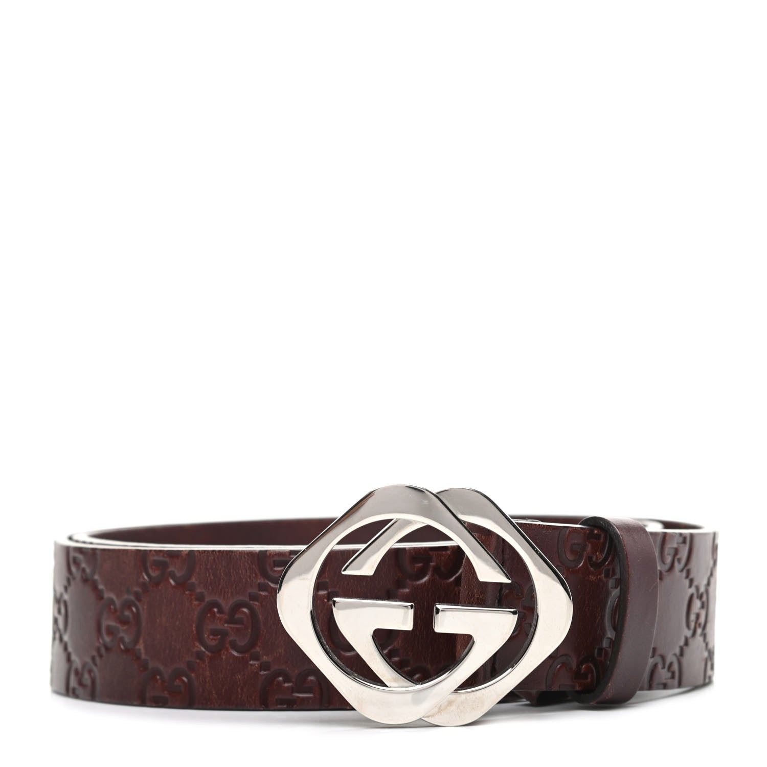 GUCCI グッチ　ベルト　Square G Belt Reversible belt with Square G buckle in black/brown leather